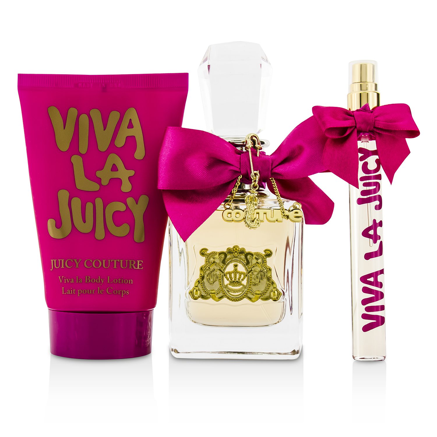 Juicy Couture Viva La Juicy Coffret: Eau De Parfum Spray 50ml/1.7oz + Body Lotion 125ml/4.2oz + Eau De Parfum Spray 10ml/0.33oz 3pcs