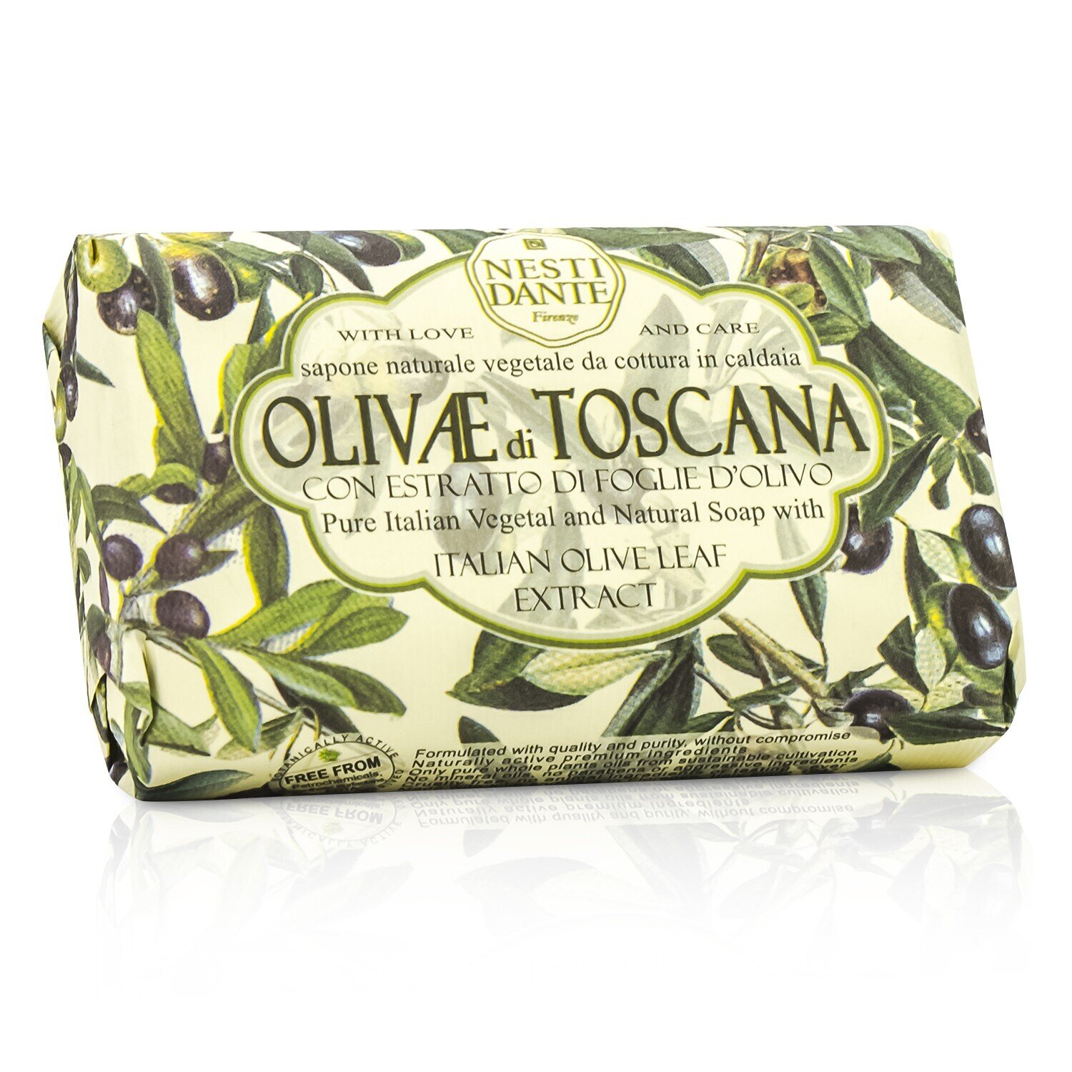 Nesti Dante Jabón Natural con Extracto de Hoja de Oliva Italiana - Olivae Di Toscana 150g/3.5oz
