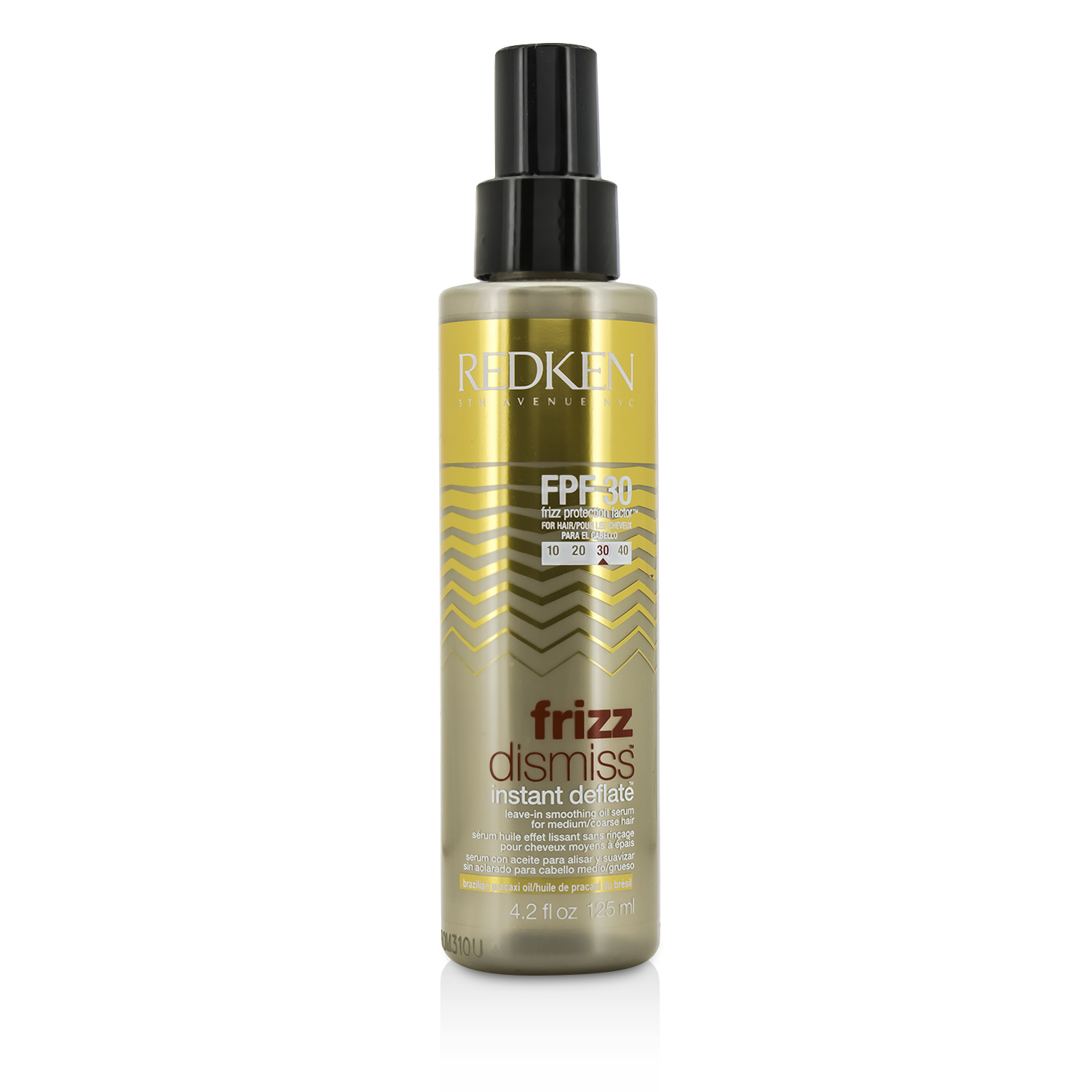 Redken Frizz Dismiss FPF30 Instant Deflate Leave-In Smoothing Oil Serum (For Medium/ Coarse Hair) 125ml/4.2oz