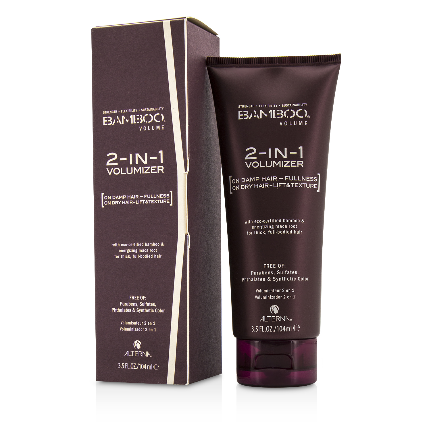 Alterna 歐娜 BAMBOO 2合1豐量塑型乳(適合粗硬, 濃密髮質) Bamboo Volume 2-IN-1 Volumizer 104ml/3.5oz