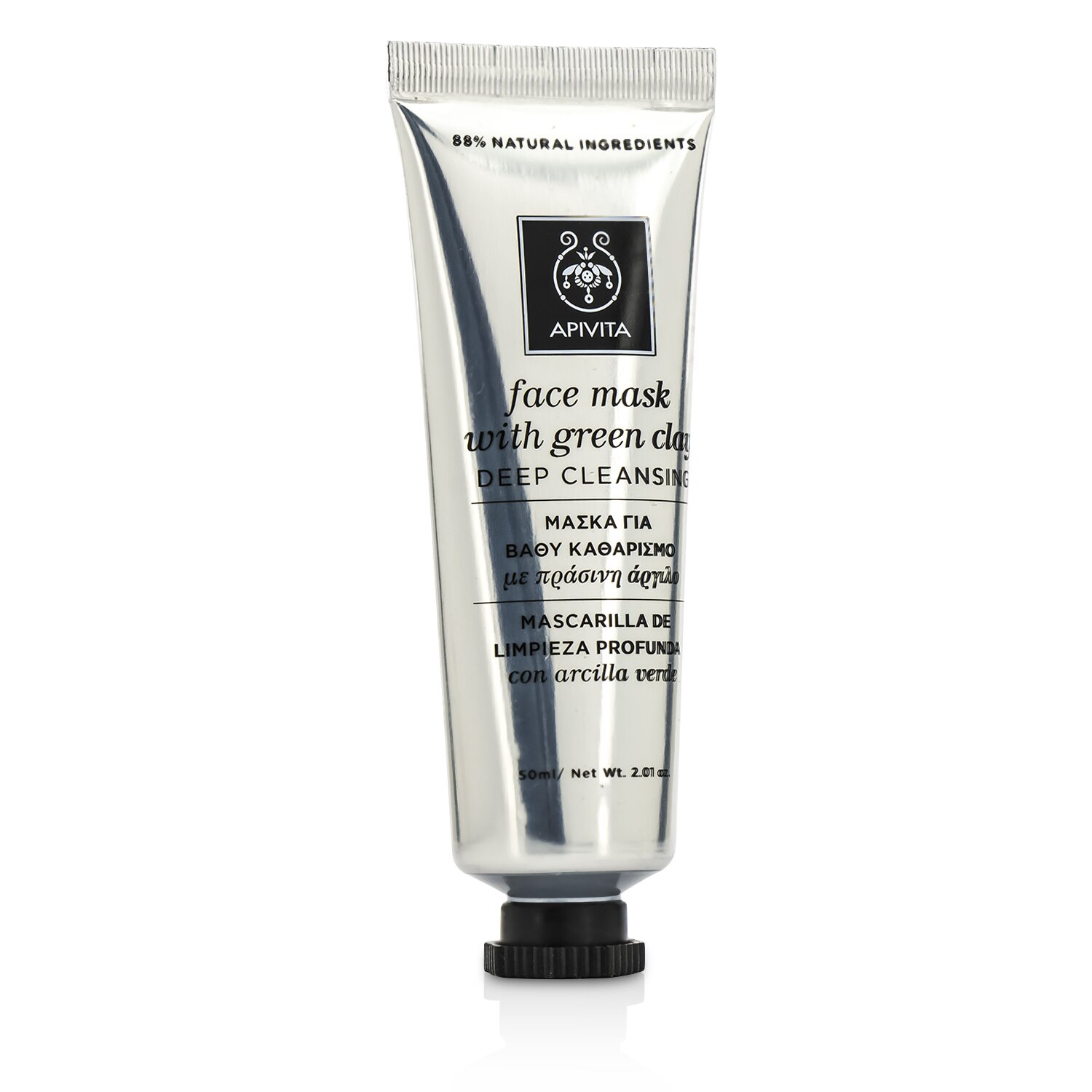Apivita Face Mask with Green Clay - Deep Cleansing 50ml/2.01oz
