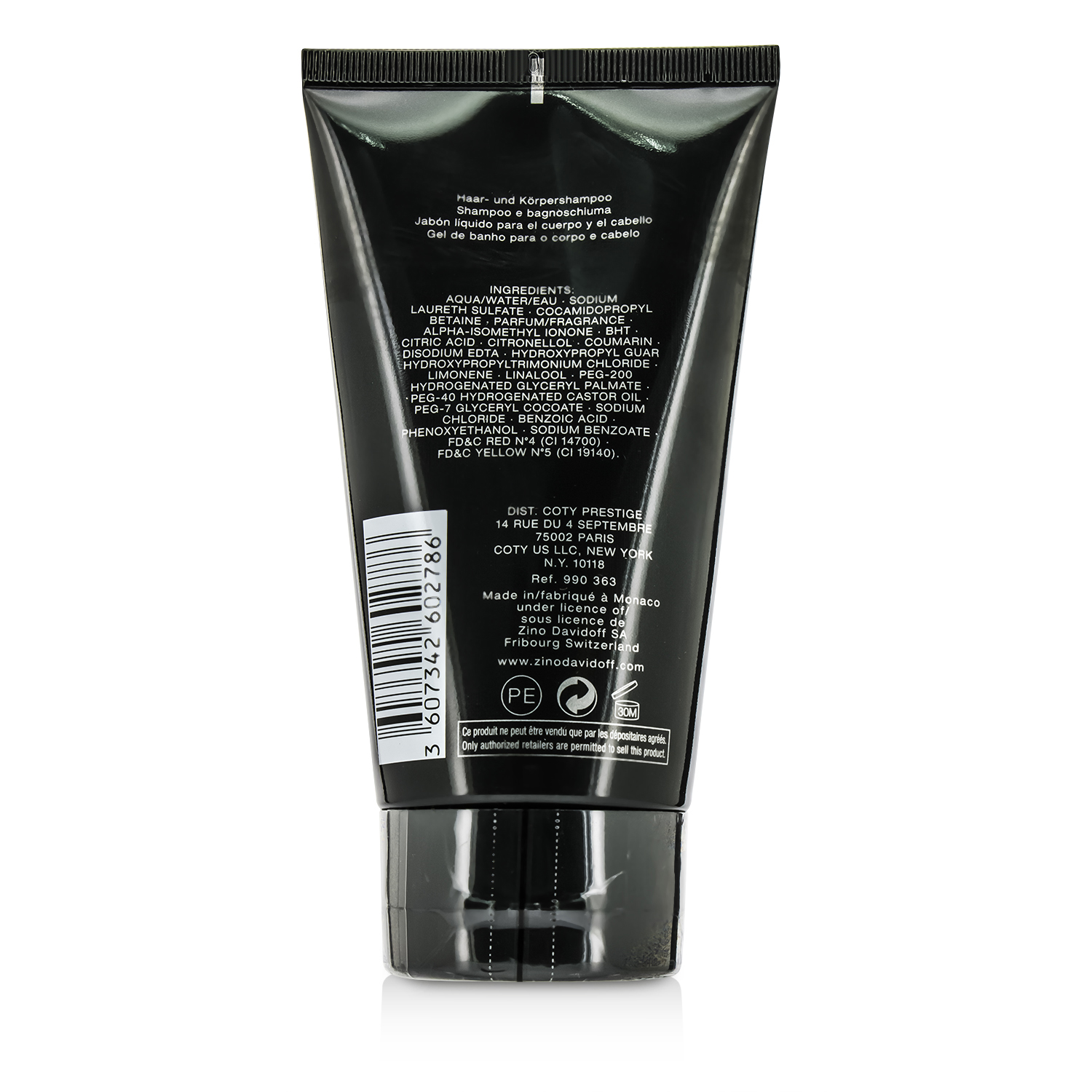 Davidoff The Game Hair & Body Shampoo 150ml/5oz