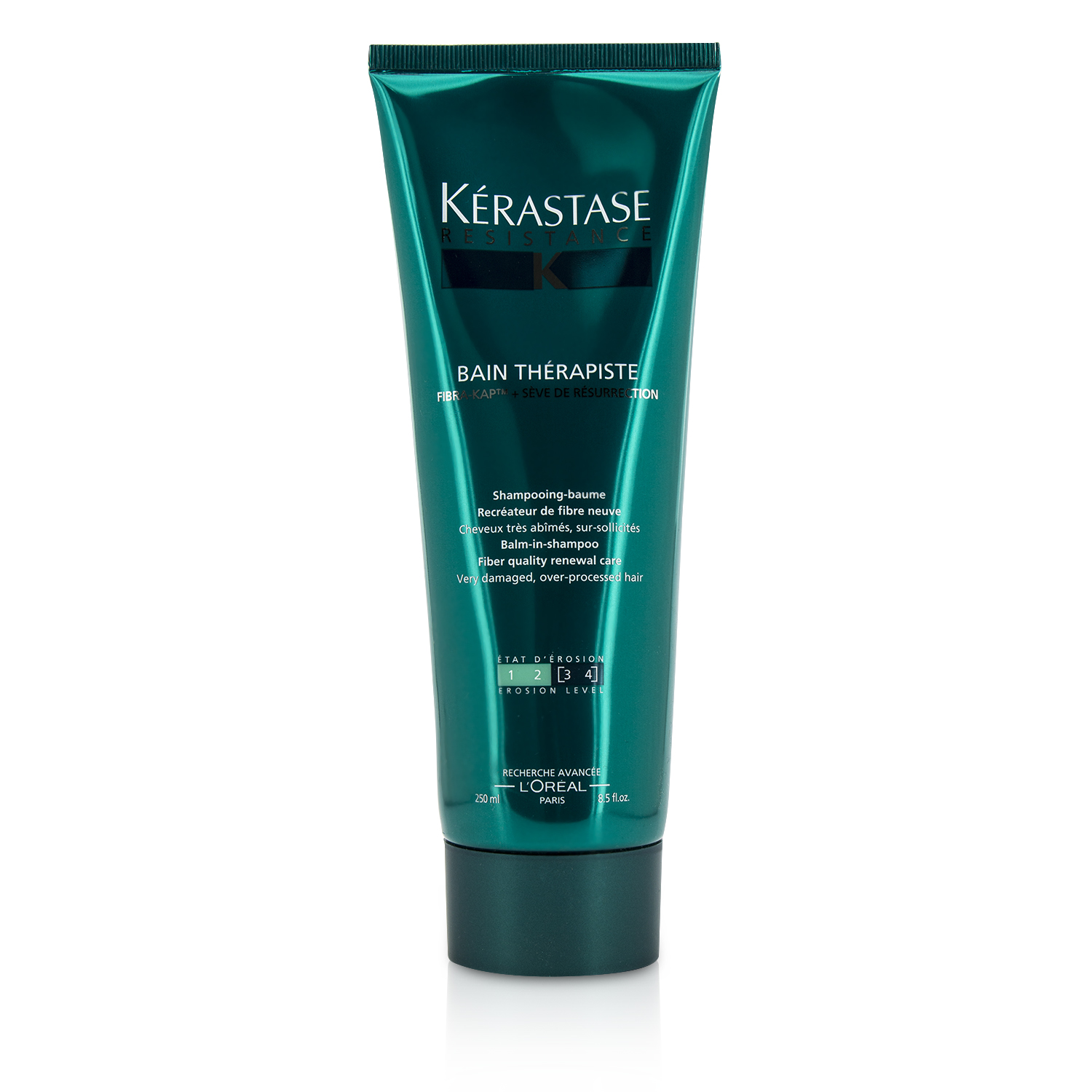 Kerastase Resistance Bain Therapiste Balm-In -Shampoo Fiber Quality Renewal Care (For Very Damaged, Over-Porcessed Hair) 250ml/8.5oz