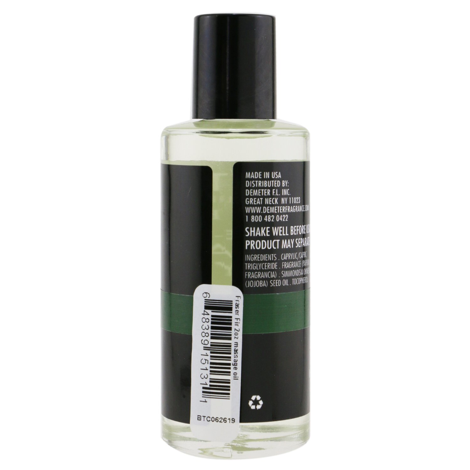 Demeter Fraser Fir Massage & Body Oil 60ml/2oz