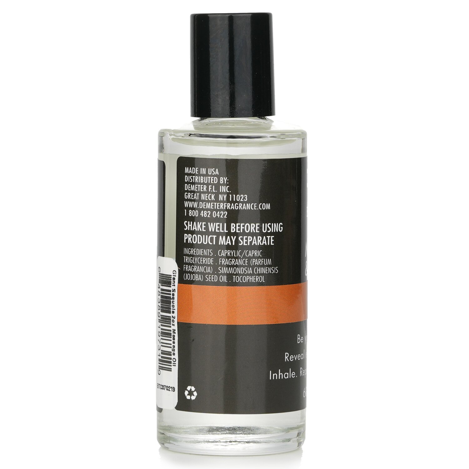 Demeter Giant Sequoia Massage & Body Oil 60ml/2oz