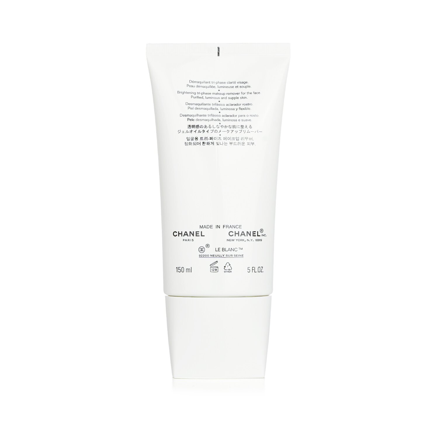 Chanel Le Blanc Brightening Tri-Phase Makeup Remover 150ml/5oz