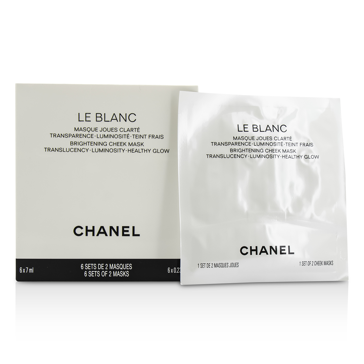 Chanel Le Blanc Brightening Cheek Mask 6x7ml/0.23oz