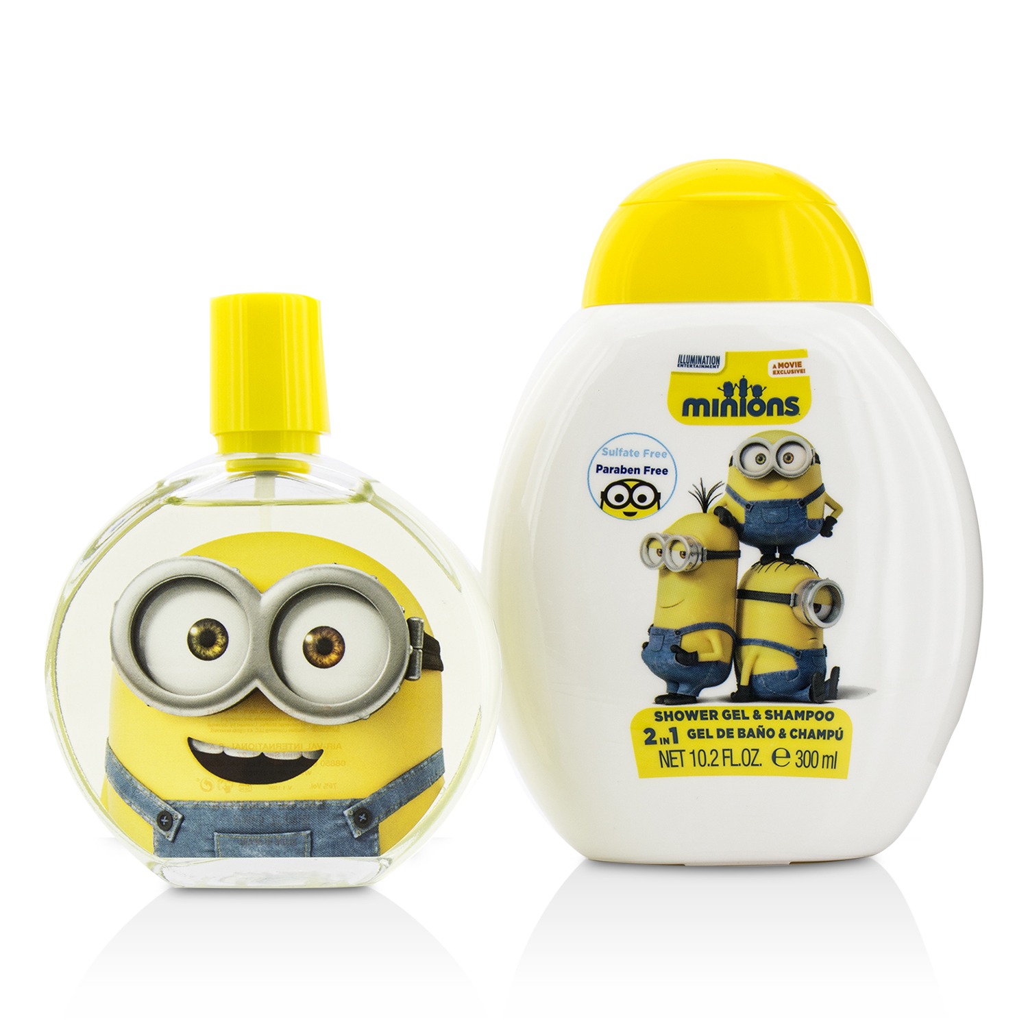 Air Val International Minions Coffret: Eau De Toilette Spray 100ml/3.4oz + Shower Gel & Shampoo 300ml/10.2oz 2pcs