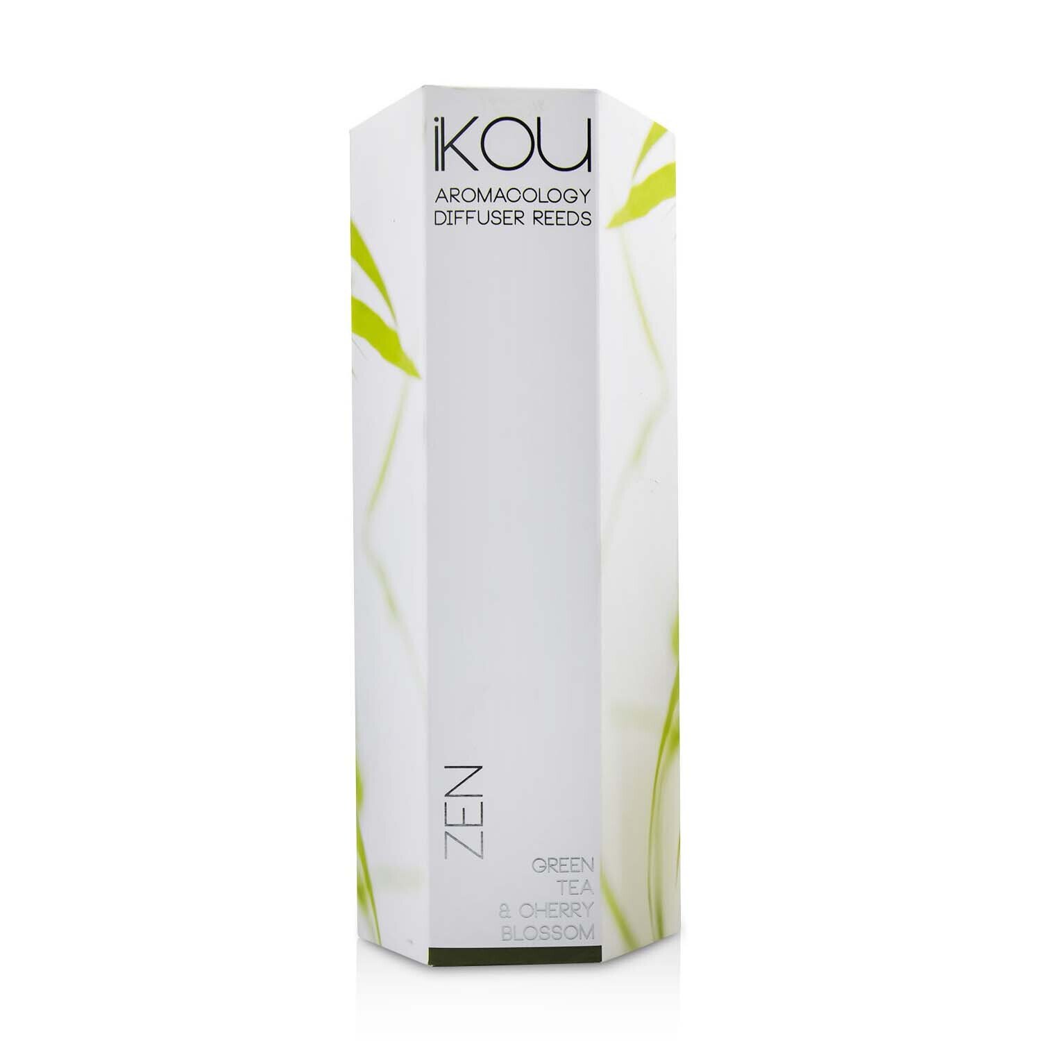 iKOU Aromacology Diffuser Reeds - Zen (Green Tea & Cherry Blossom - 9 months supply) 175ml
