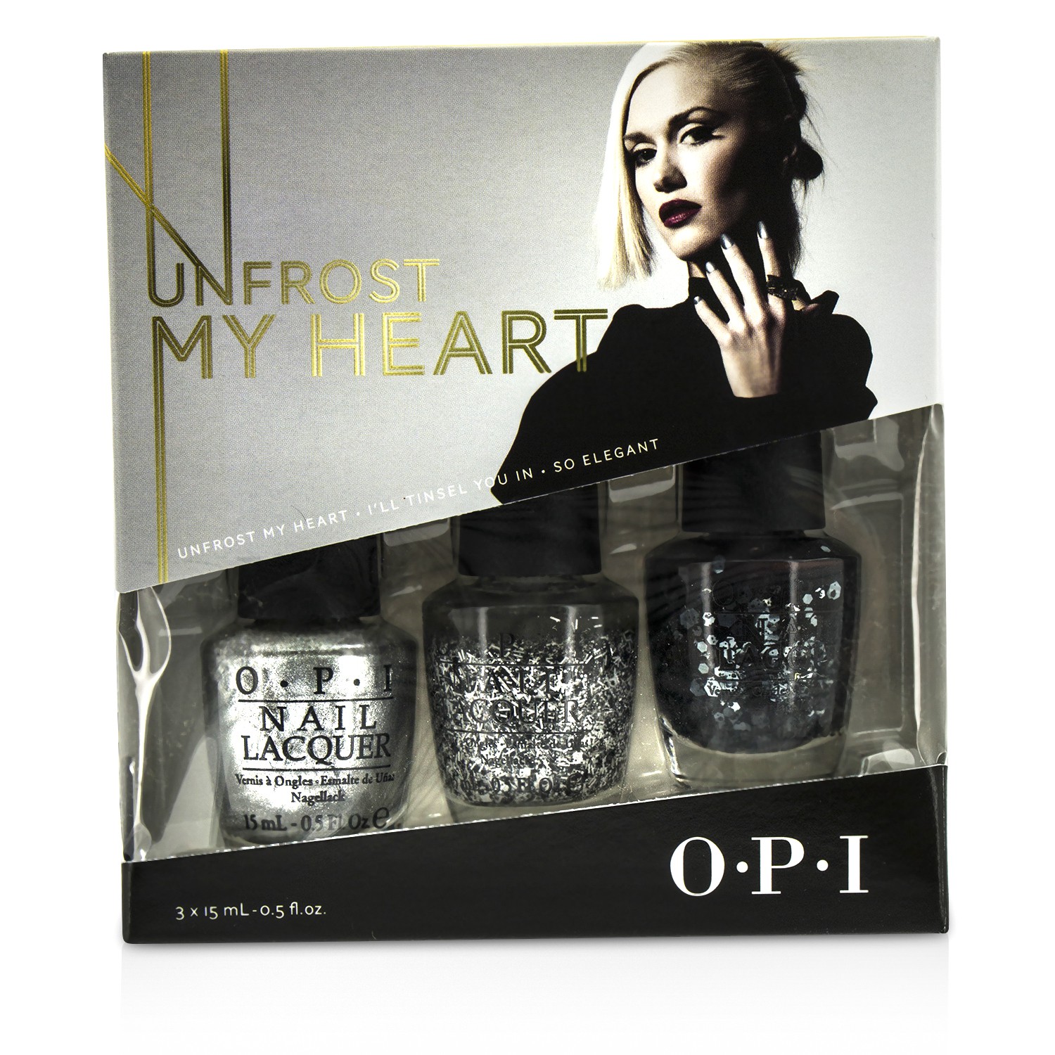 O.P.I Gwen Stefani Unfrost My Heart Nail Effects Trio 3x15ml/0.5oz