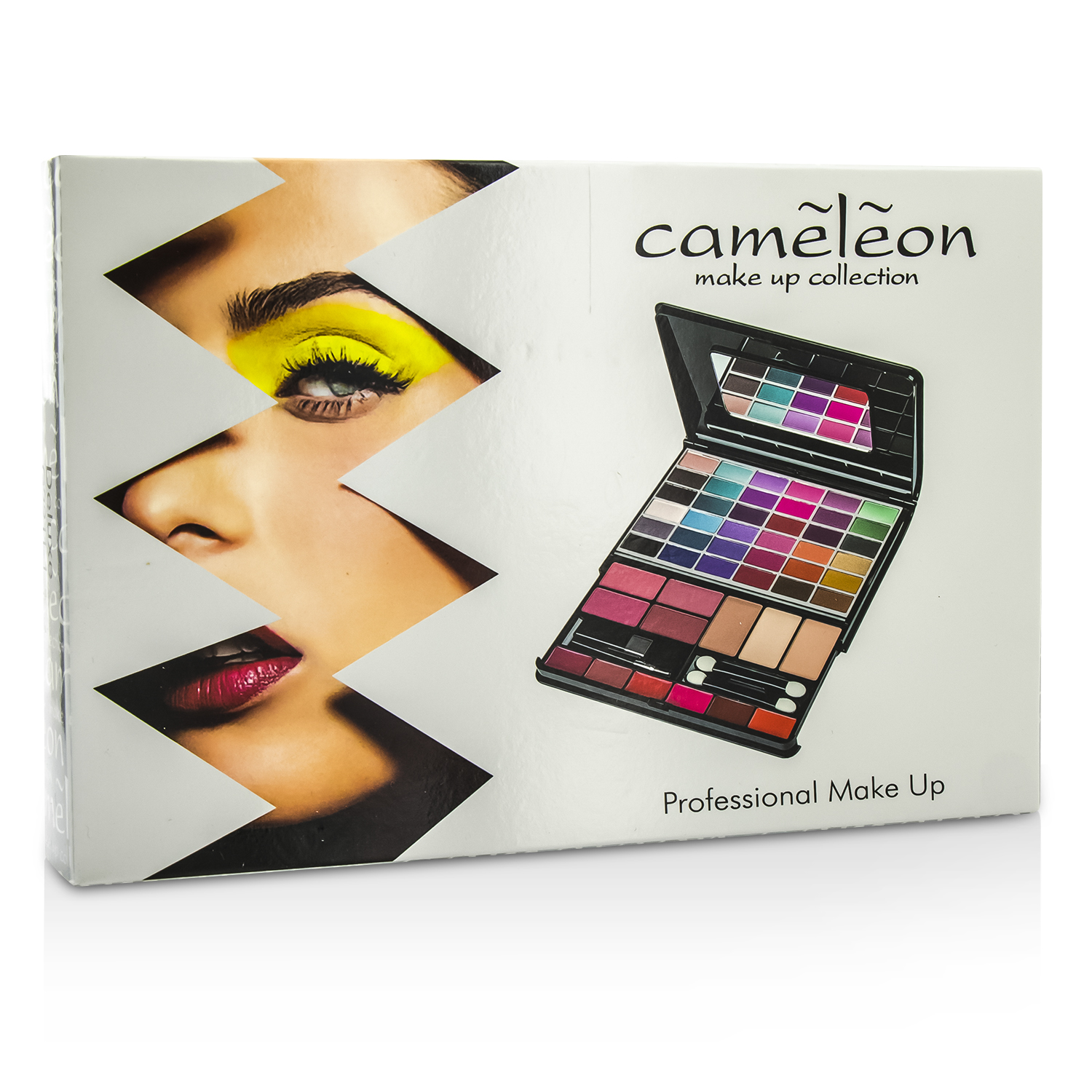 Cameleon MakeUp Kit G2211 (36x EyeShadow, 4x Blusher, 3x Compact Powder, 6x Lipgloss) - 1 Picture Color