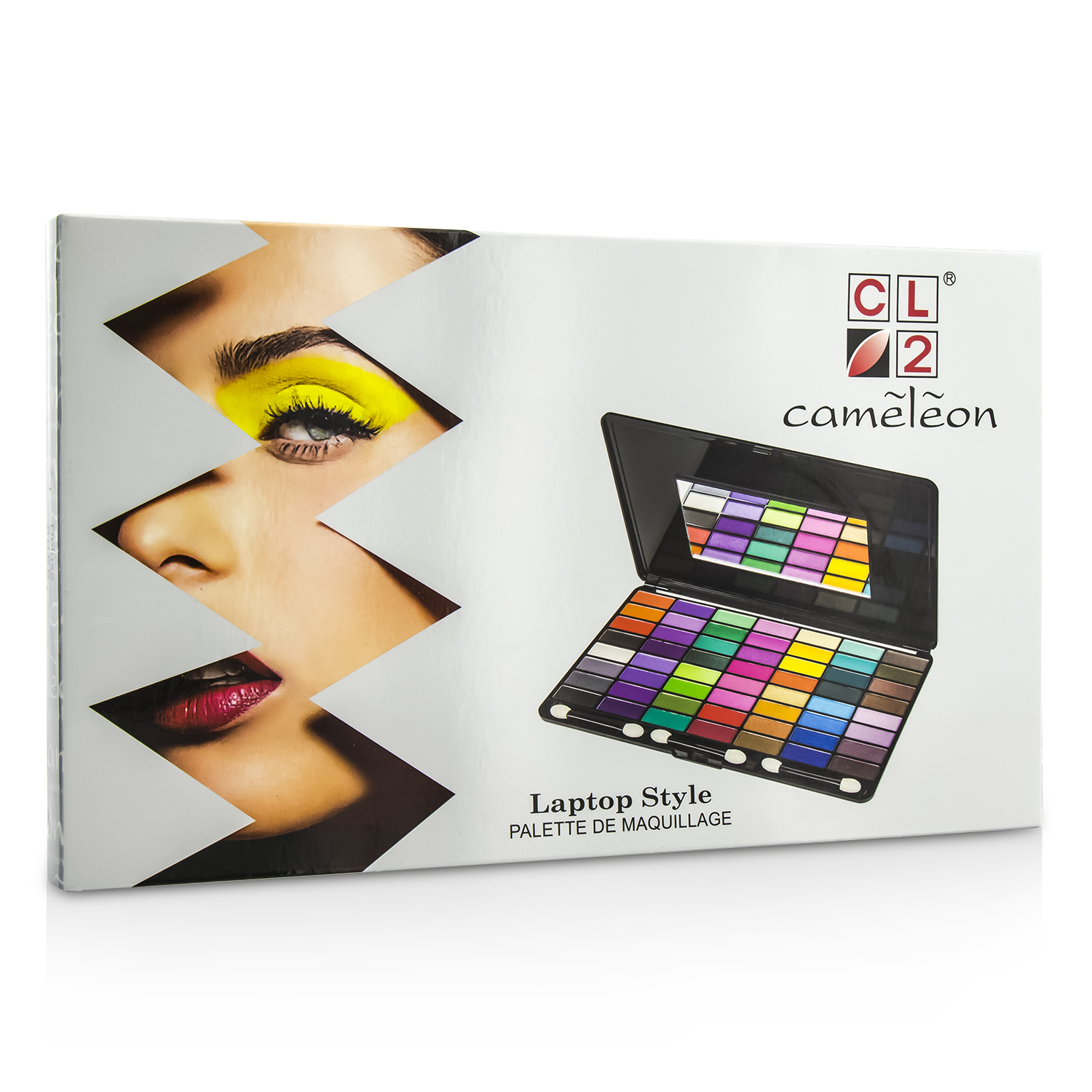 Cameleon Laptop Style 56 Colors EyeShadow Palette 8056 Picture Color