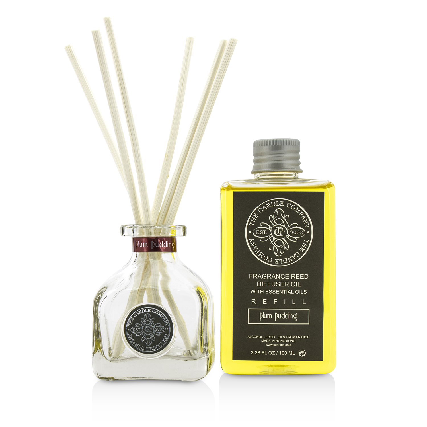 蜡烛世家  The Candle Company 精油藤枝扩香座 - Plum Pudding 100ml/3.38oz
