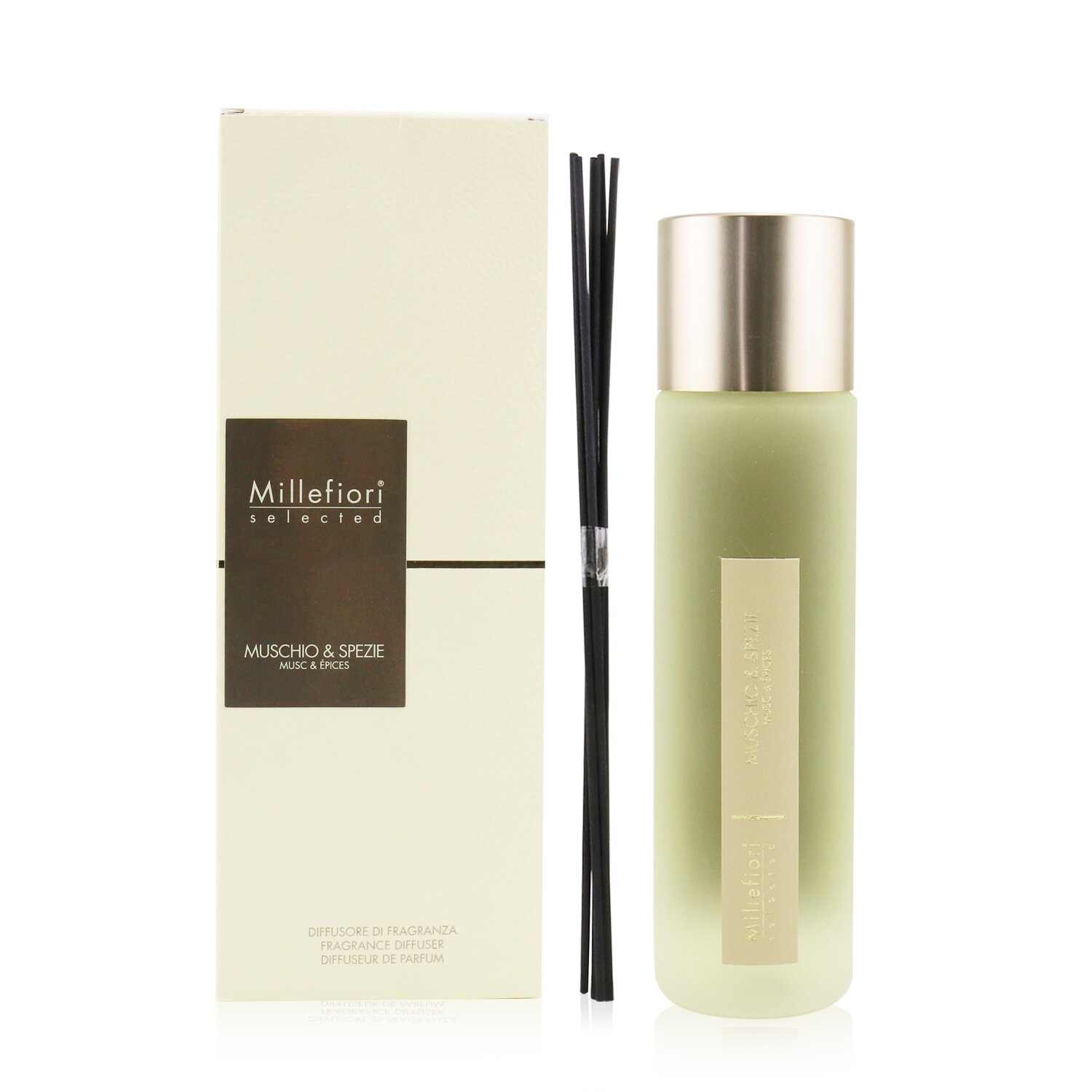 Millefiori Selected Fragrance Diffuser - Muschio E Spezie 350ml/11.8oz