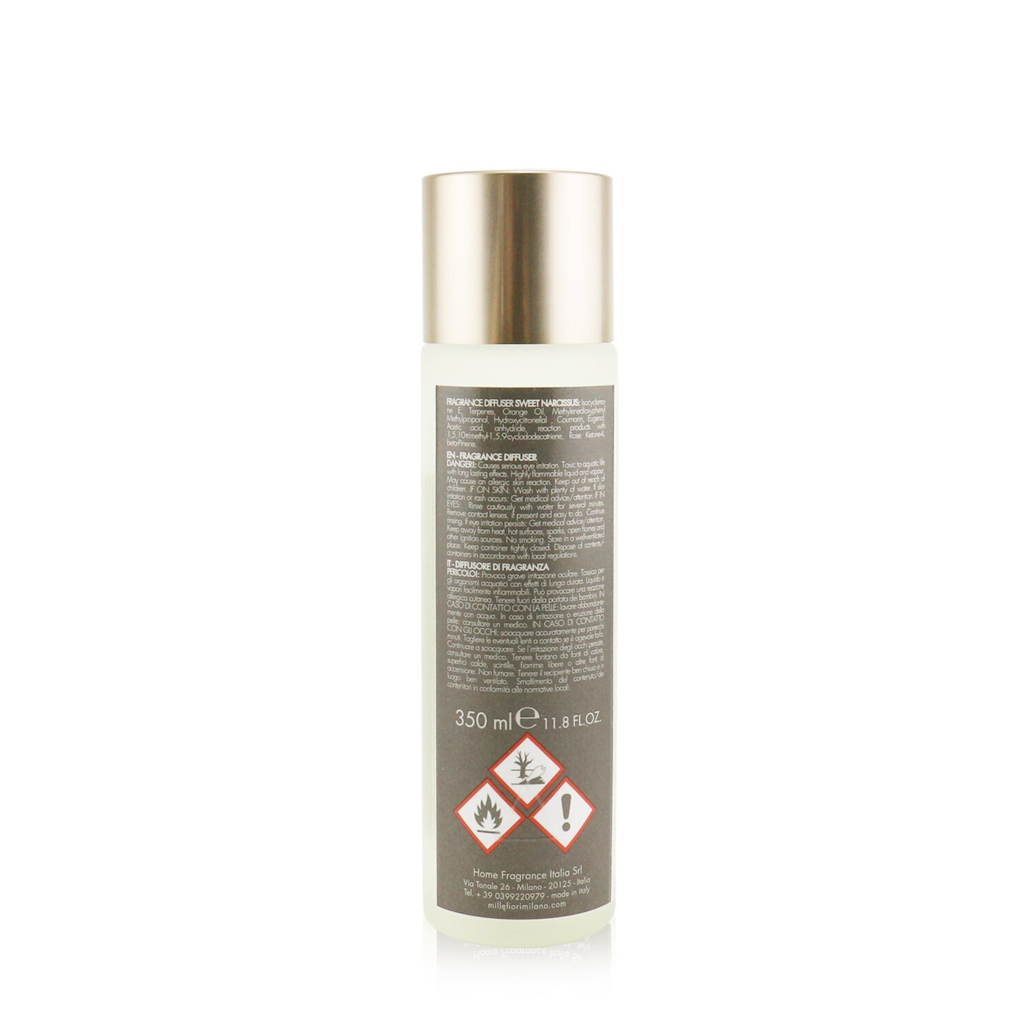Millefiori Selected Fragrance Diffuser - Silver Spirit 350ml/11.8oz