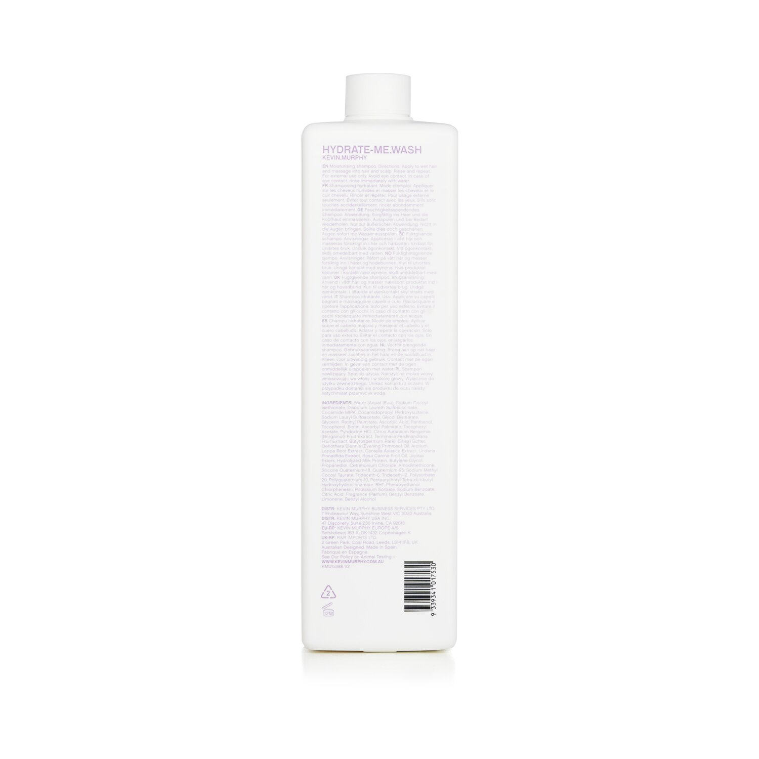Kevin.Murphy Hydrate-Me.Wash (Kakadu Plum Infused hydratace Delivery šampon - pro barvené vlasy) 1000ml/33.6oz