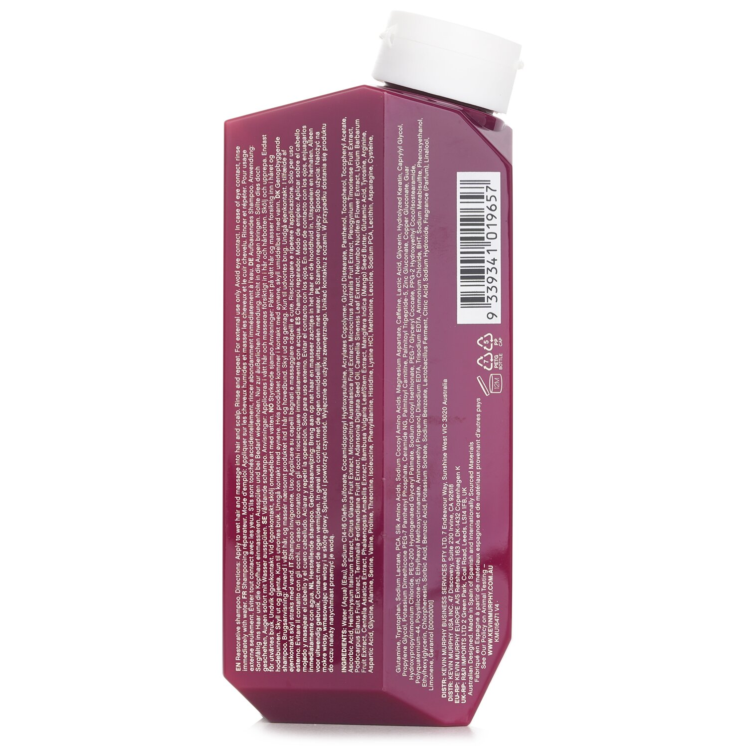Kevin.Murphy Young.Again.Wash (Immortelle és Baobab regeneráló puhító sampon - száraz sérült és töredezett hajra) 250ml/8.4oz