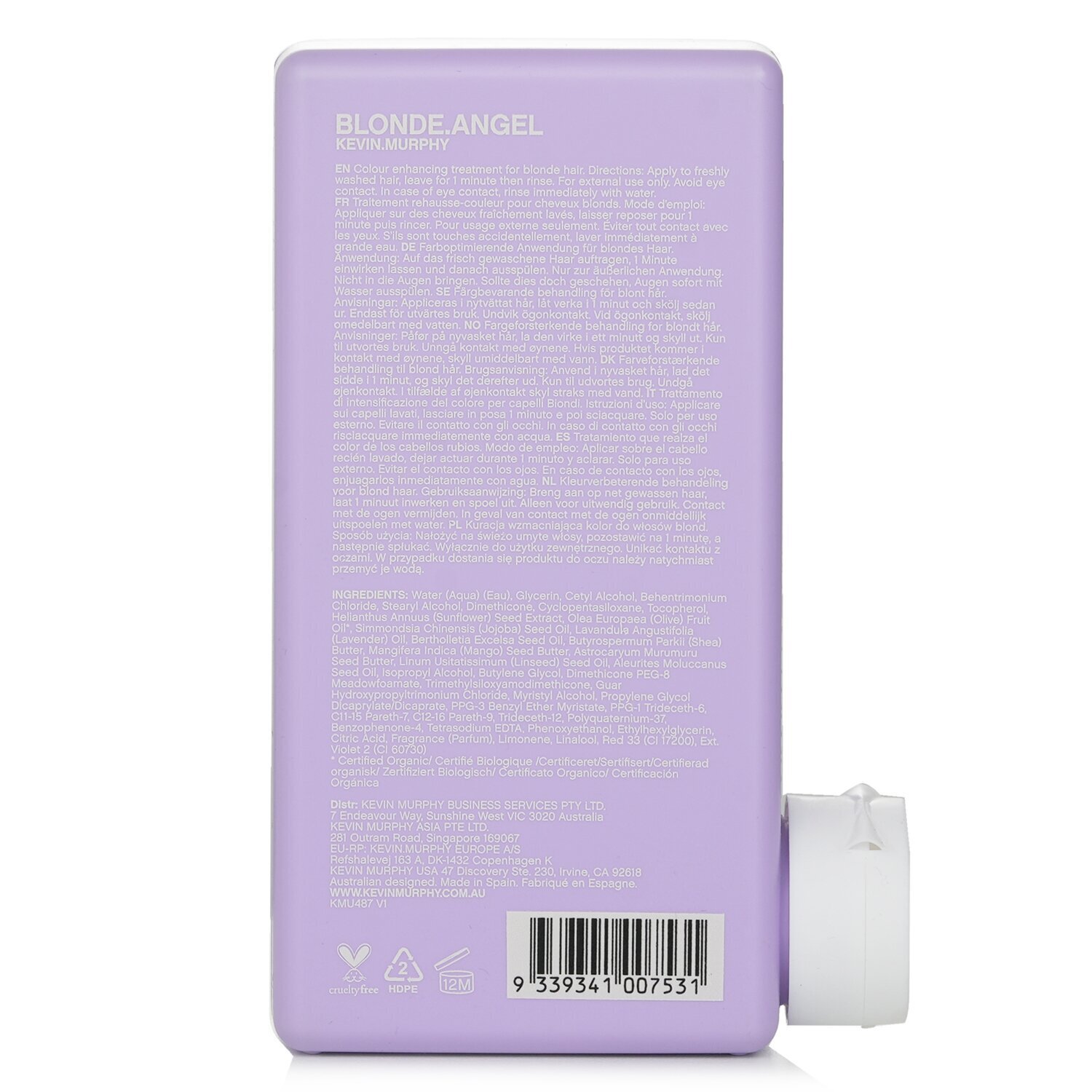Kevin.Murphy Blonde.Angel Colour Enhancing Treatment (For Blonde Hair) 250ml/8.4oz