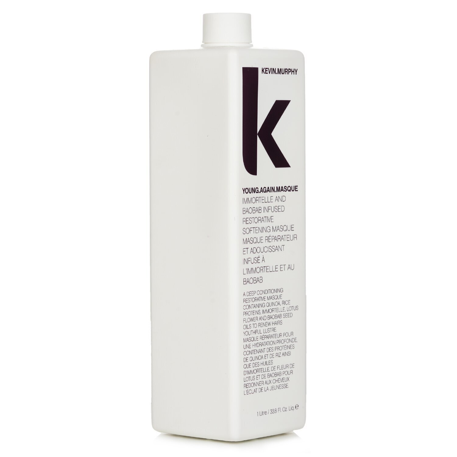 Kevin.Murphy Young.Again.Masque (Immortelle and Baobab Infused Restorative Softening Masque - To Dry Damaged or Brittle Hair) 1000ml/33.8oz