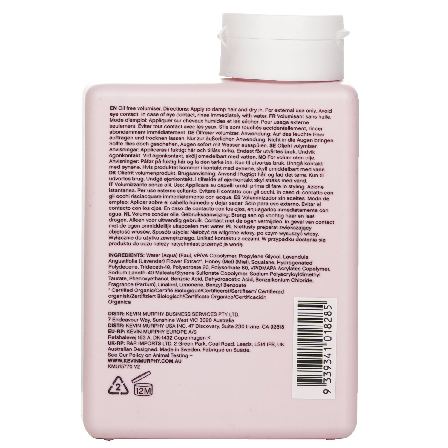 Kevin.Murphy Anti.Gravity Volumizante Libre de Aceite (Para Cabello Más Grueso) 150ml/5.1oz