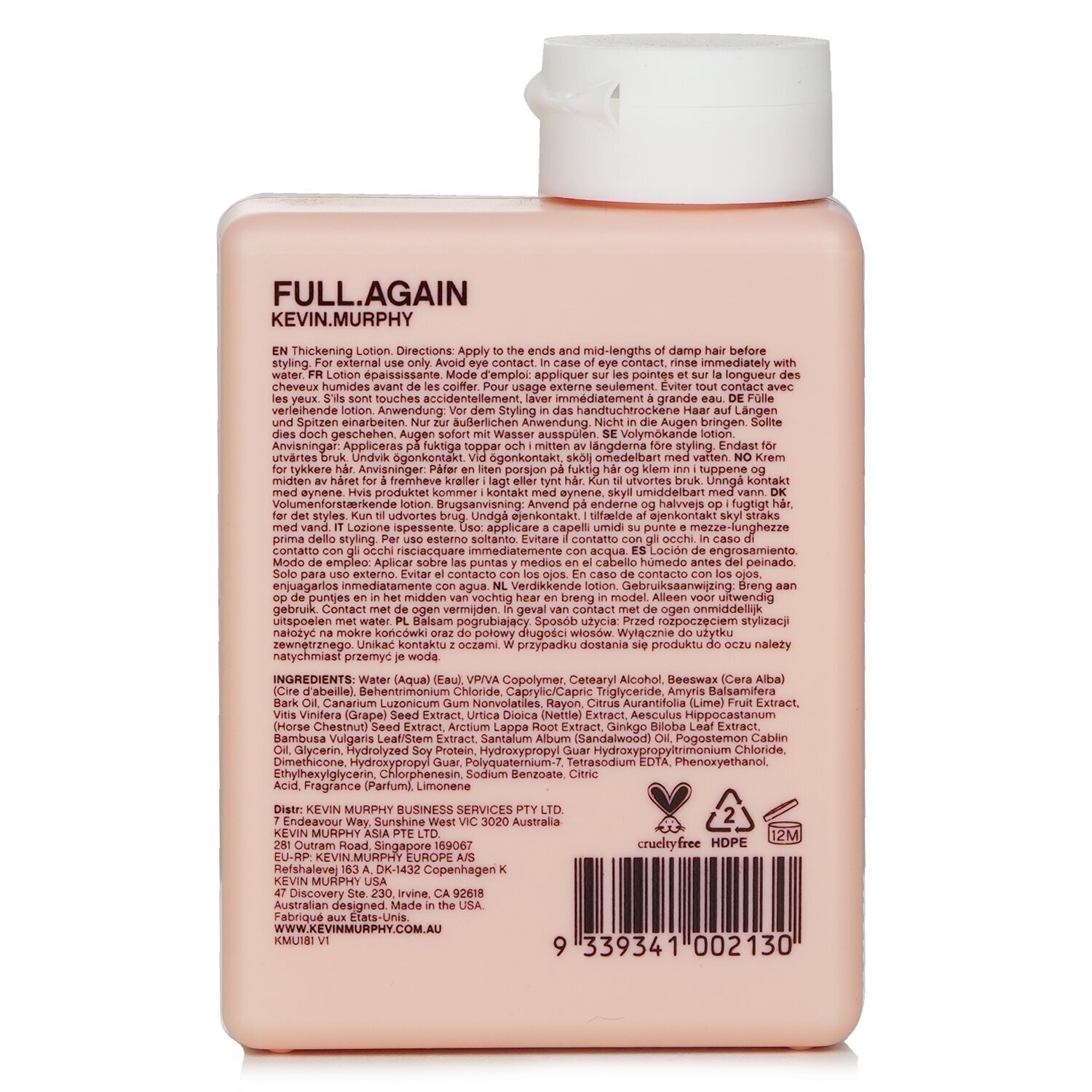 Kevin.Murphy Full.Again Thickening Lotion 150ml/5.1oz