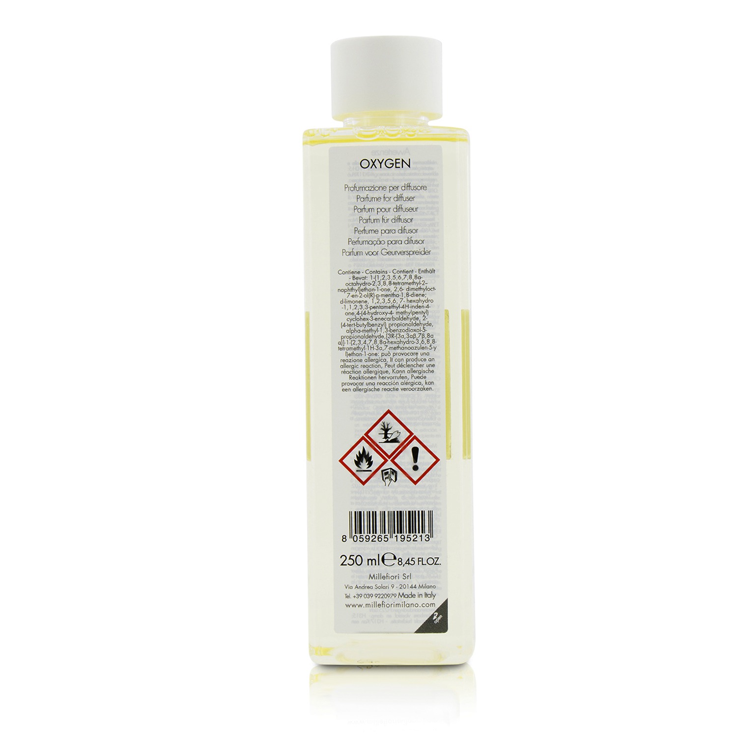 Millefiori Zona Fragrance Diffuser Refill - Oxygen 250ml/8.45oz