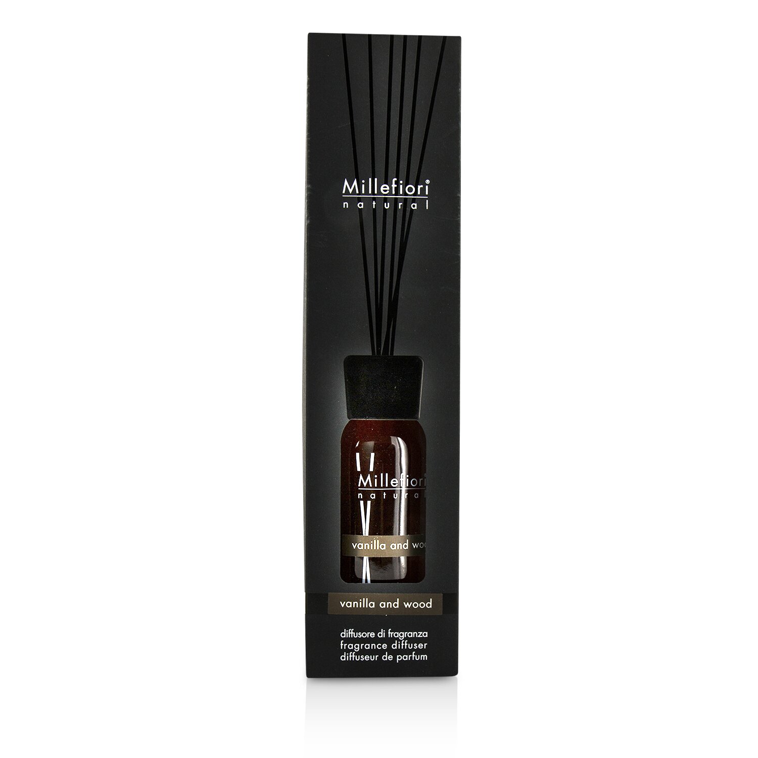 Millefiori Natural Fragrance Diffuser - Vanilla & Wood 250ml/8.45oz