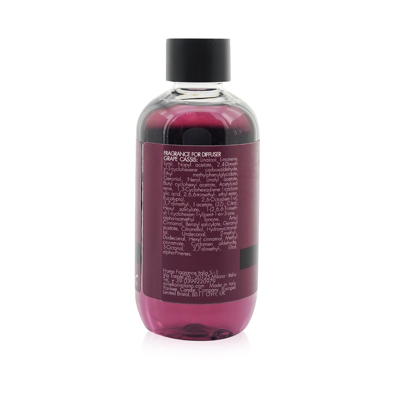 Millefiori Natural Fragrance Diffuser Refill - Grape Cassis 250ml/8.45oz
