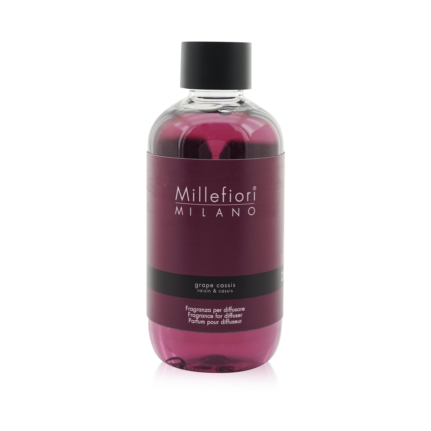 Millefiori Natural Fragrance Diffuser Refill - Grape Cassis 250ml/8.45oz