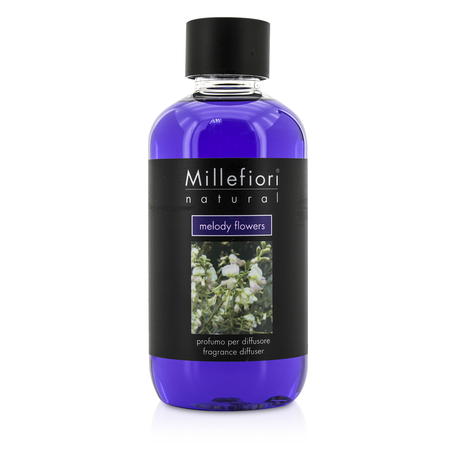 Millefiori Natural Fragrance Diffuser Refill - Melody Flowers 250ml/8.45oz