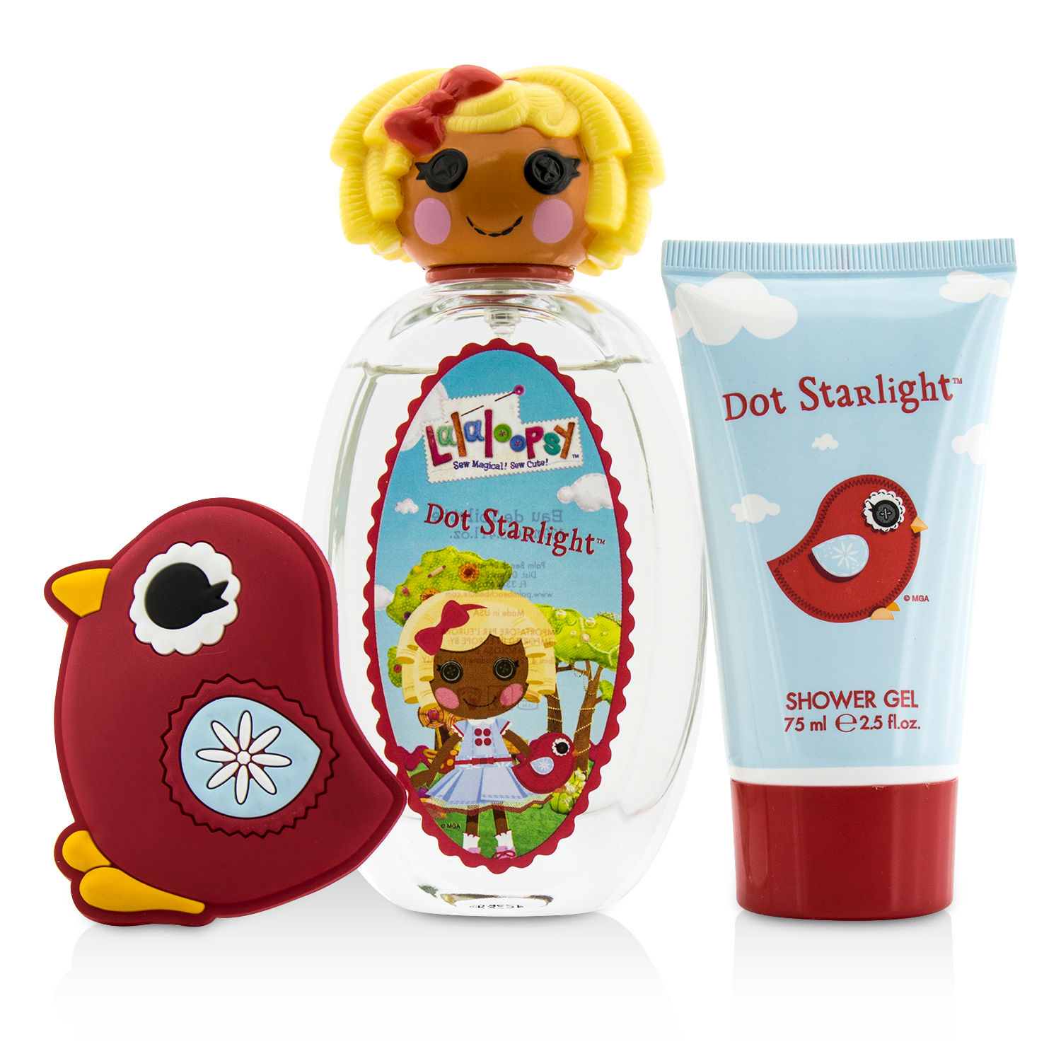 Lalaloopsy Dot Starlight Cute Coffret: Eau De Toilette Spray 100ml/3.4oz + Shower Gel 75ml/2.5oz + French Barrette 3pcs