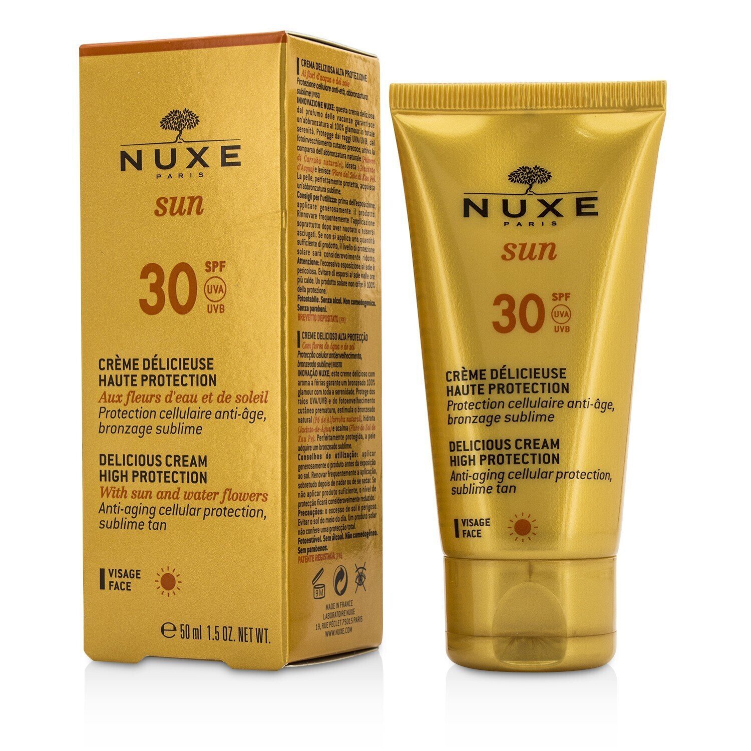 Nuxe Sun Delicious krema High Protection For Face SPF 30 50ml/1.5oz