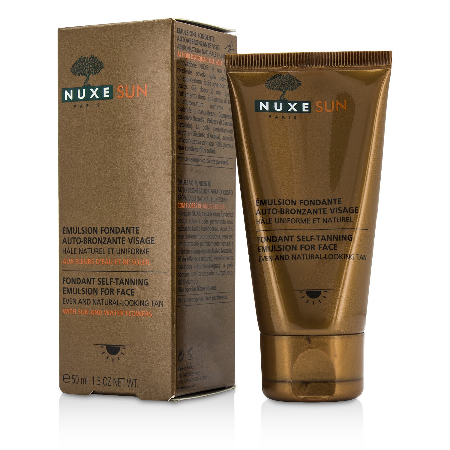 Nuxe Nuxe Sun Fondant Эмульсия Автозагар для Лица 50ml/1.5oz