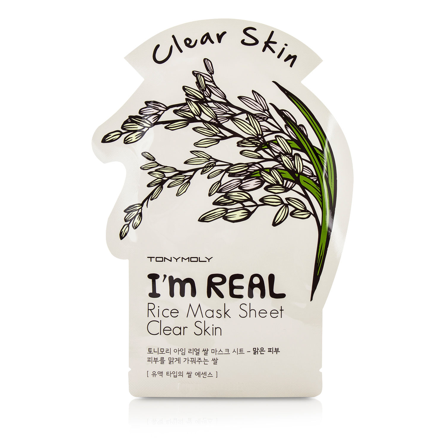 TonyMoly I'm Real Mask Sheet - Rice - Clear Skin 10x21ml/0.71oz
