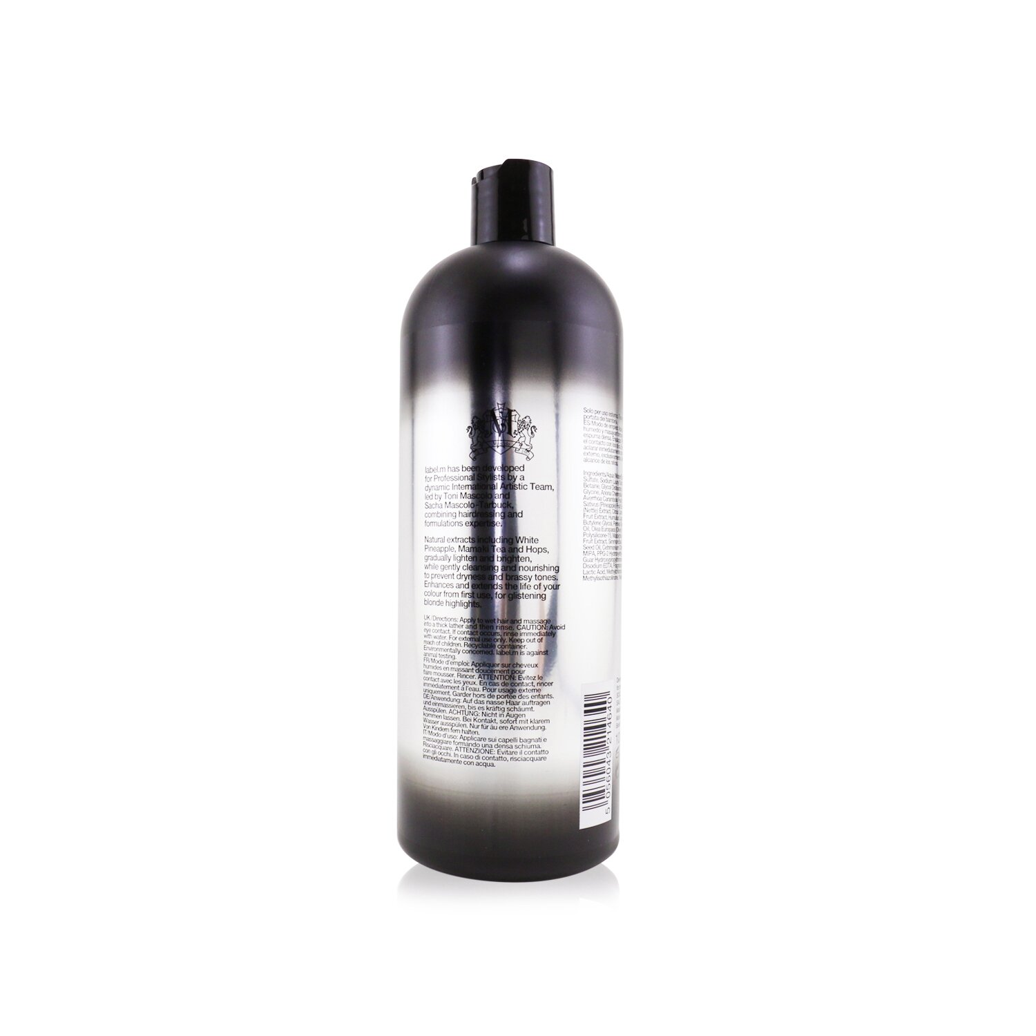 Label.M Brightening Blonde Shampoo (Gently Cleanses and Strengthens, Brightens Colour For Glistening Blonde Tones) 1000ml/33.8oz