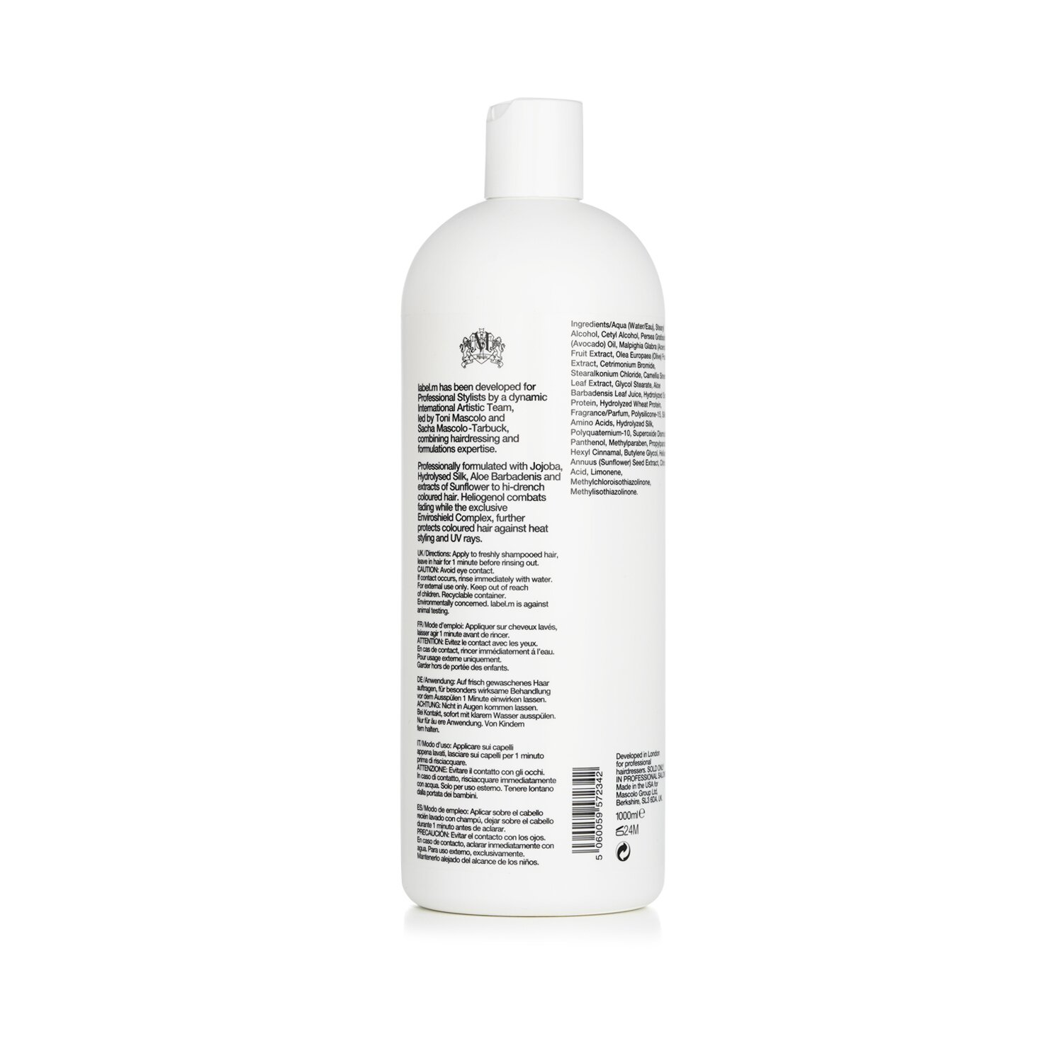 Label.M Colour Stay Conditioner (Provides Colour Rich Nourishment with UV Protection) 1000ml/33.8oz
