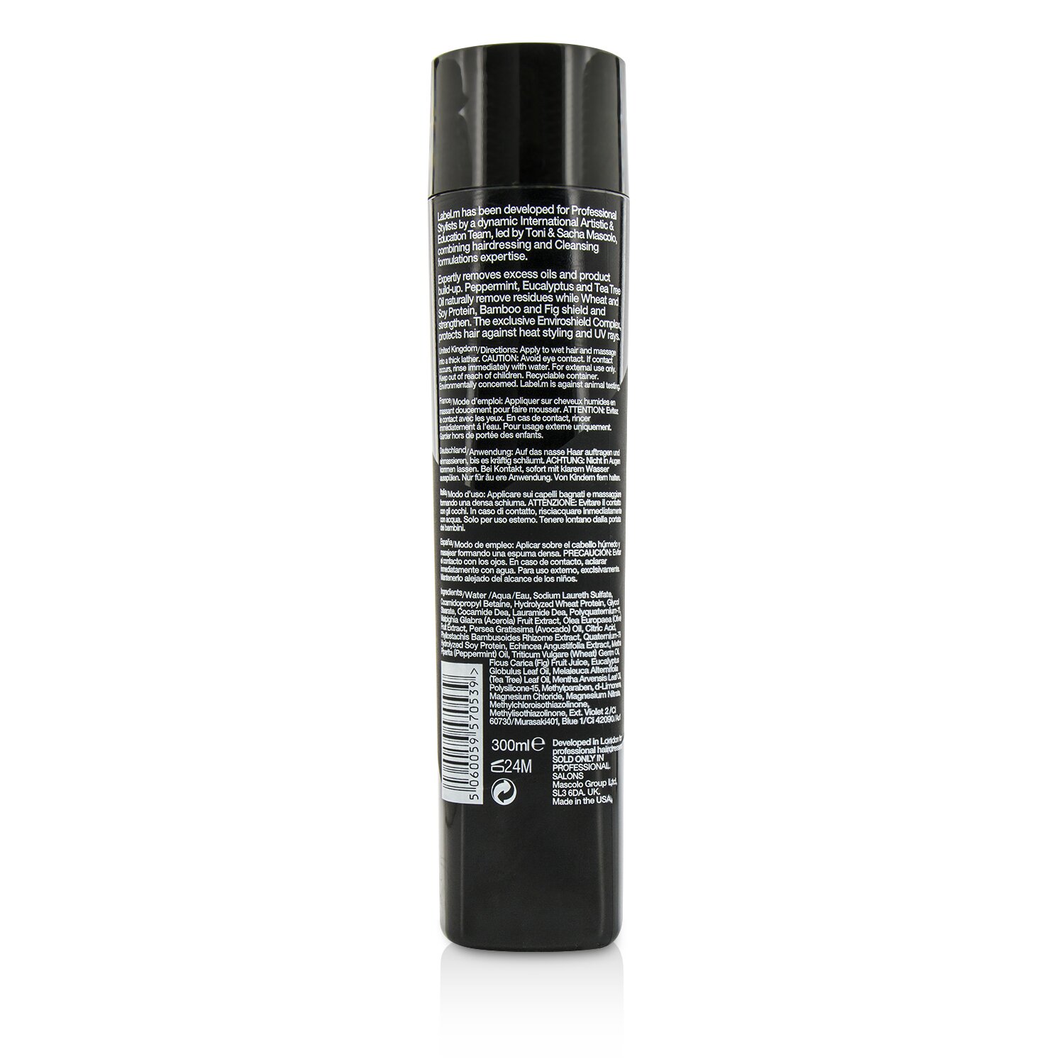Label.M Deep Cleansing Shampoo (Removes Excess Oils and Product Residual Build-Up) 300ml/10oz