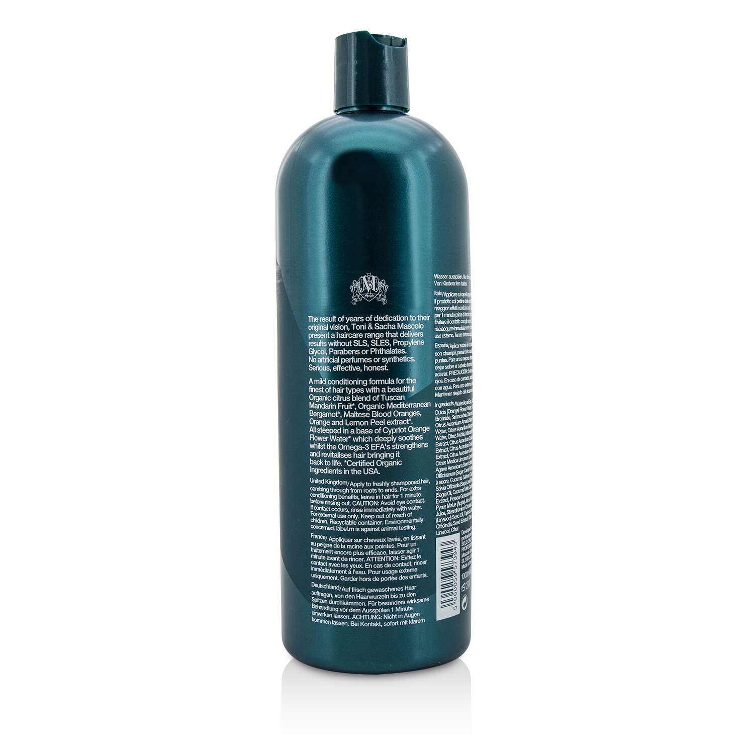 Label.M Organic Orange Blossom Conditioner (Lightweight Conditioner to Strengthen and Revitalise Fine to Medium Hair) 1000ml/33.8oz