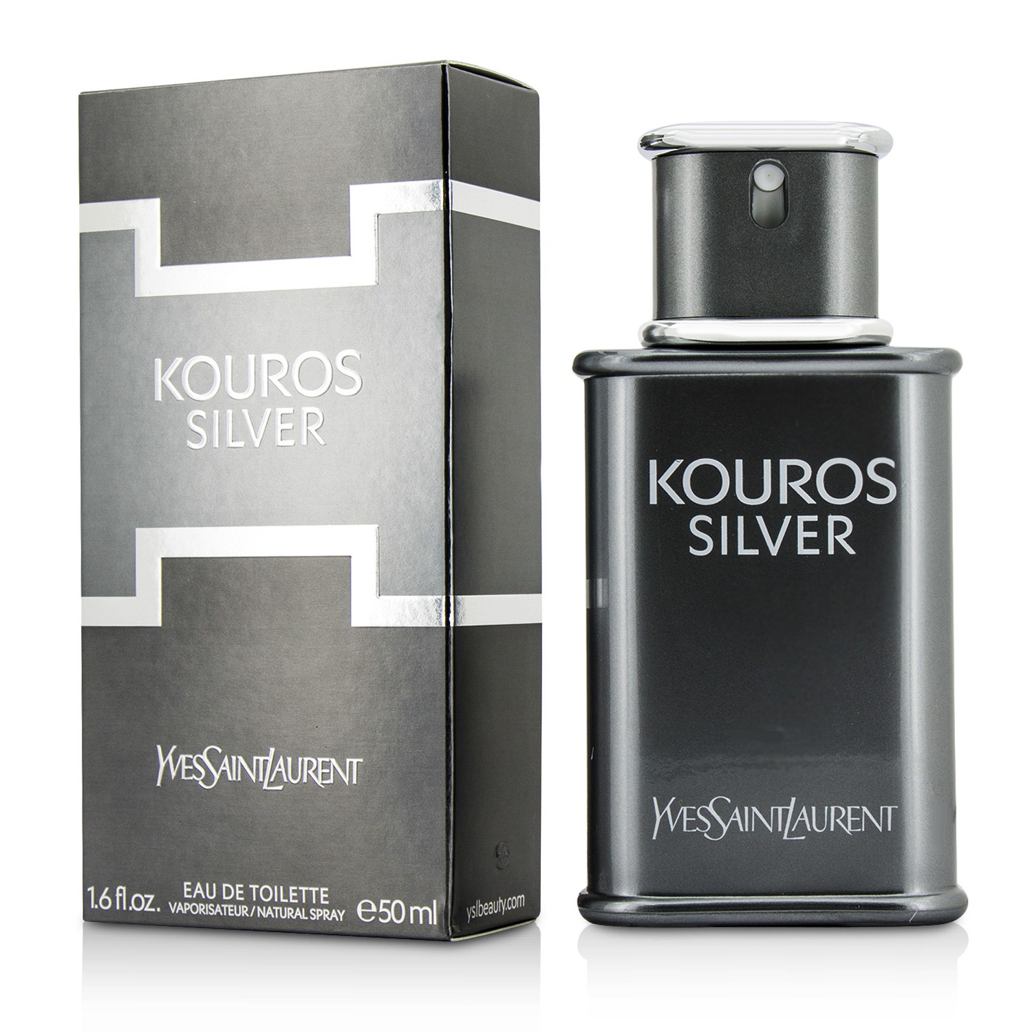 Yves Saint Laurent Kouros Silver Eau De Toilette Spray 50ml/1.7oz