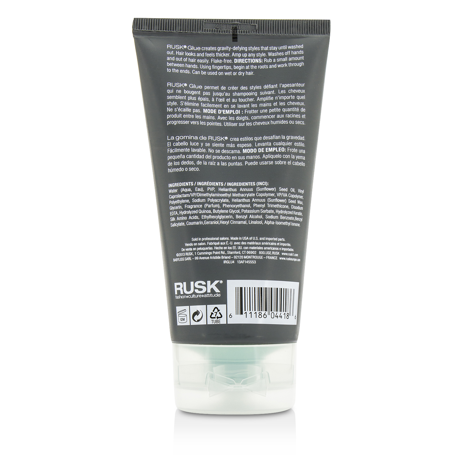 Rusk Glue Form & Control (Extra Strong Hold, Shine Finish) 113g/4oz