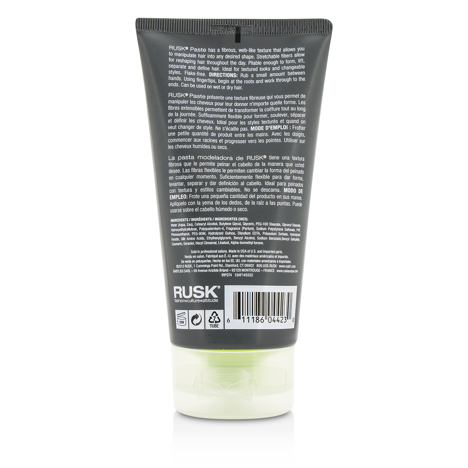 Rusk Paste Define & Separate (medium hold, fibertekstur) 113g/4oz