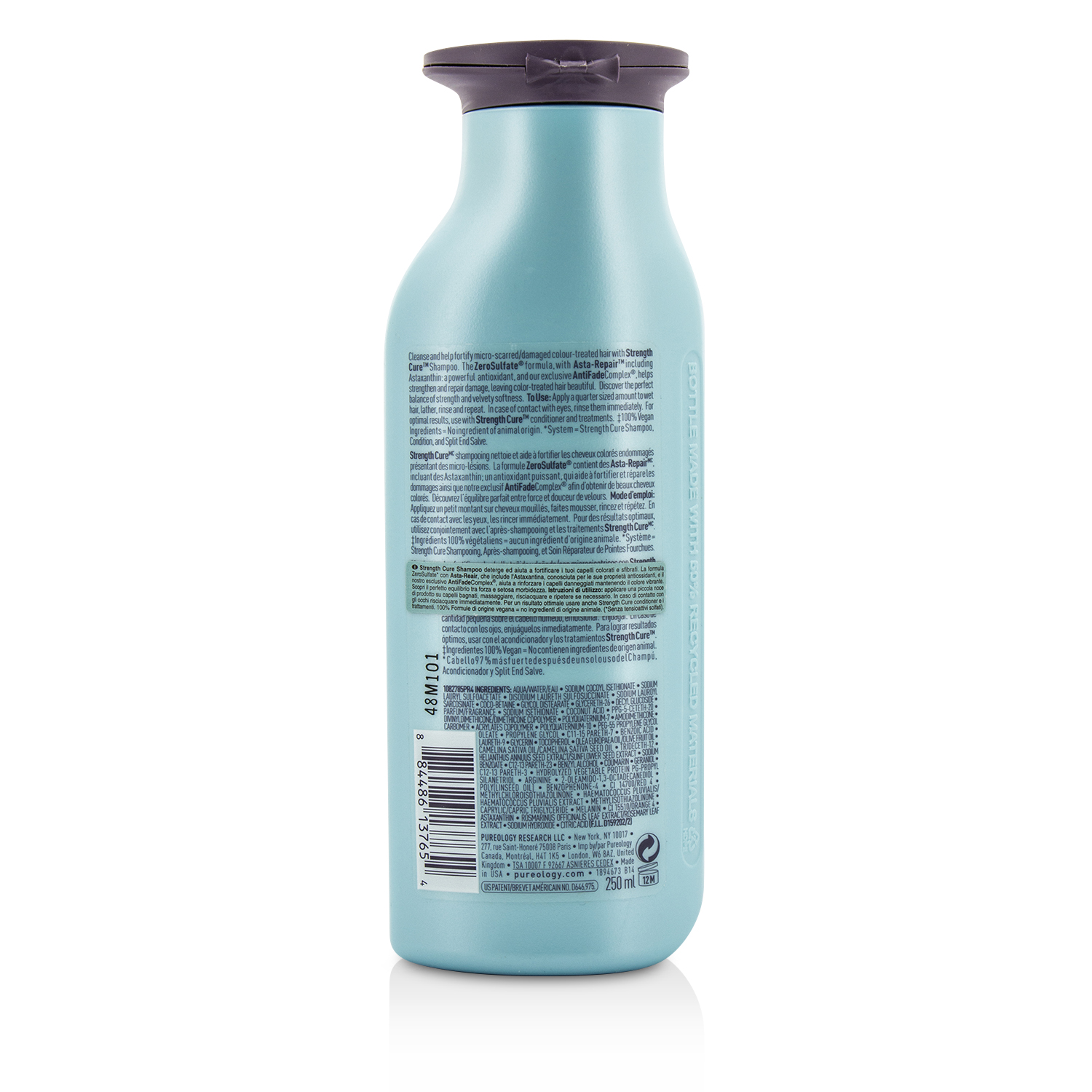 Pureology Szampon do włosów po zabiegach Strength Cure Shampoo (For Micro-Scarred/ Damaged Colour-Treated Hair) 250ml/8.5oz