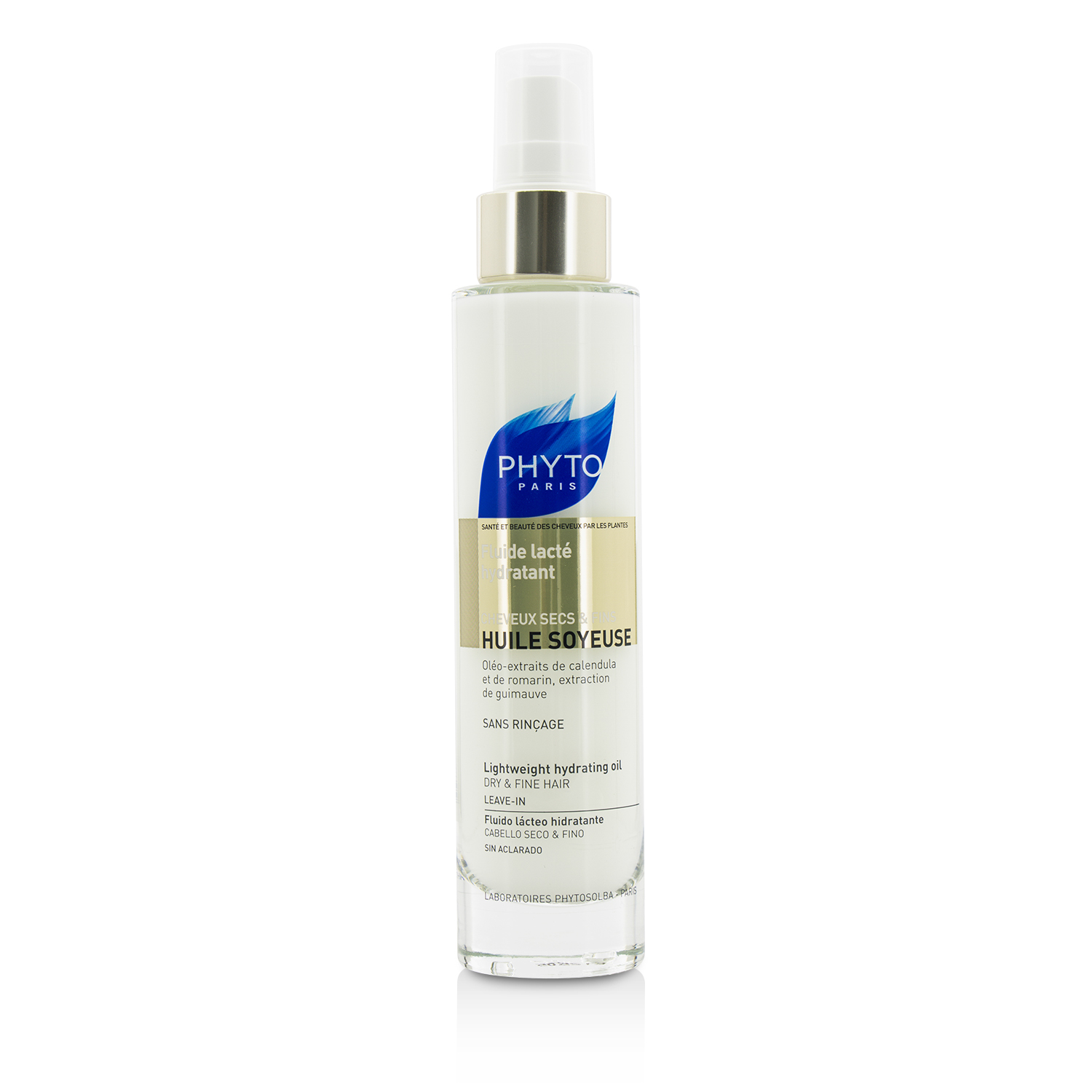 Phyto Phyto Huile Soyeuse Lightweight Hydrating Oil - Leave In (For Dry & Fine Hair) 100ml/3.4oz