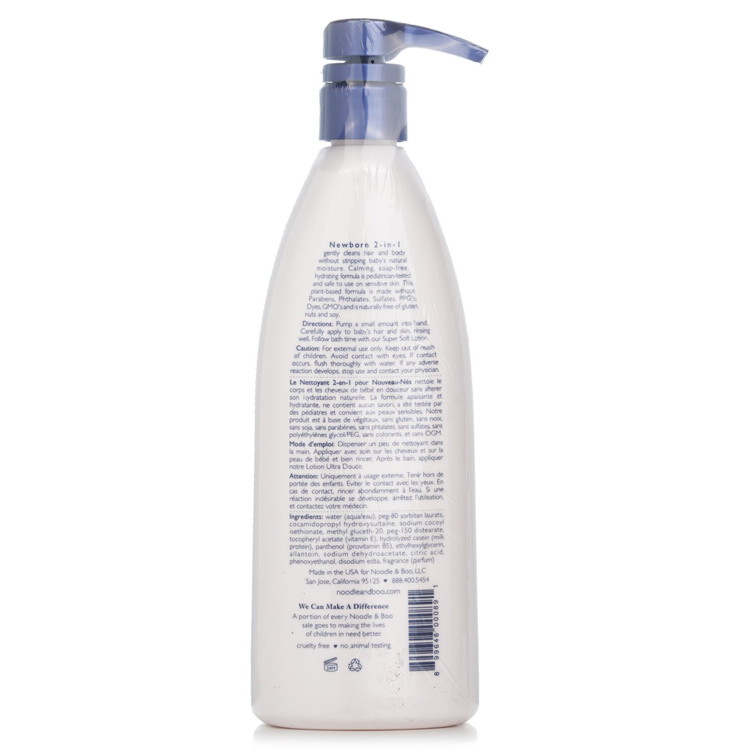 Noodle & Boo Newborn 2-in-1 Hair & Body Wash 473ml/16oz