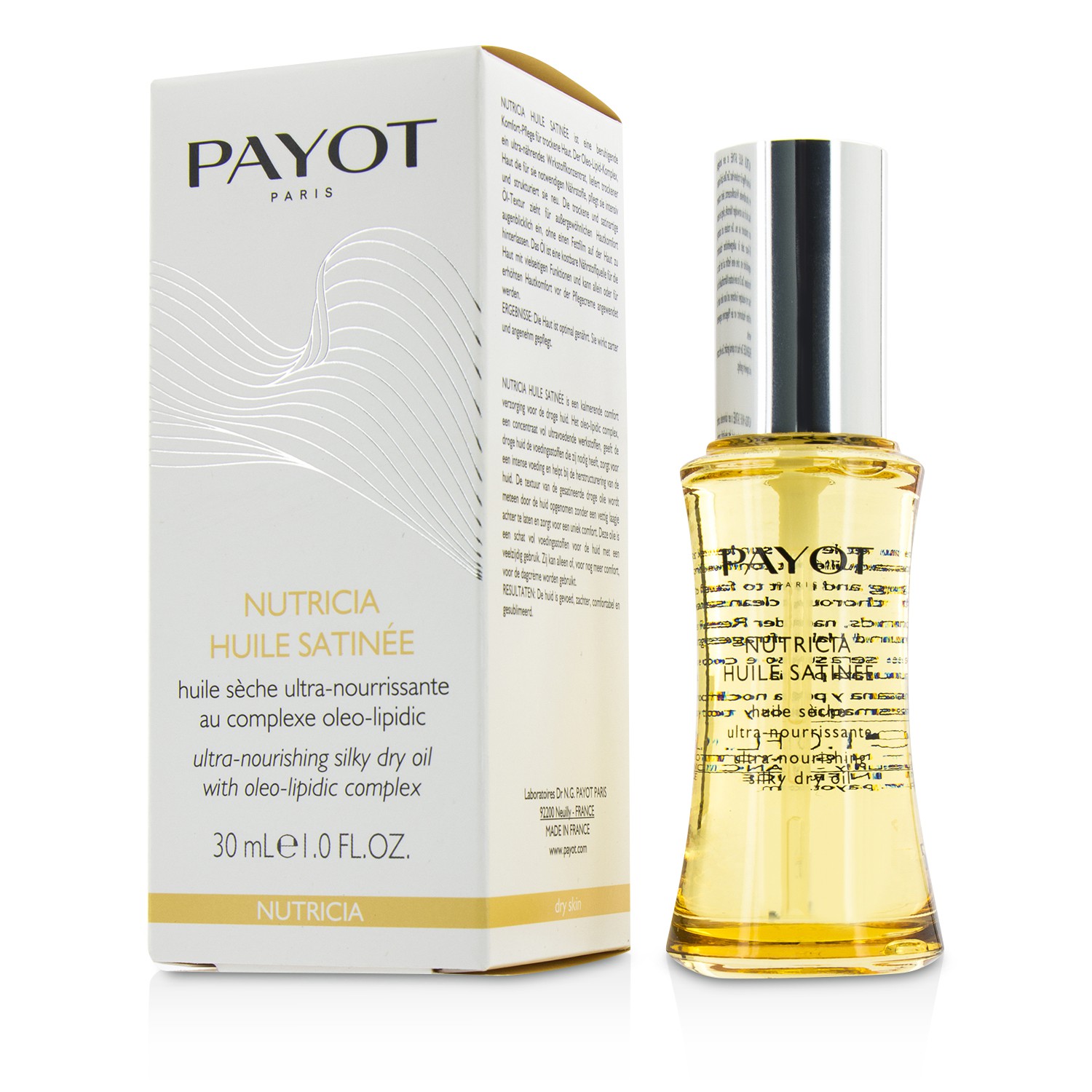 Payot Nutricia Huile Satinee Ultra-Nourishing Silky Dry Oil - For Dry Skin 30ml/1oz