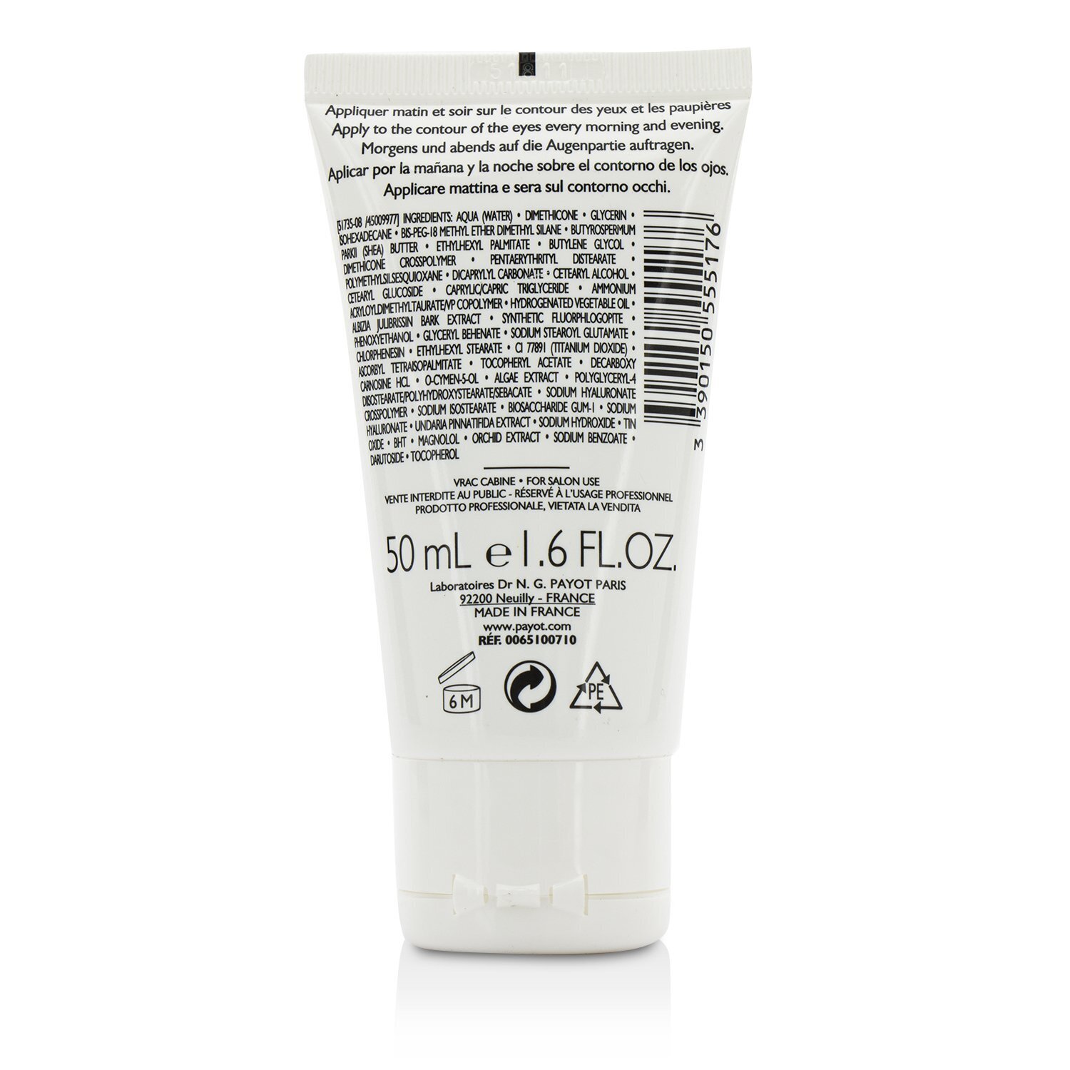 Payot Supreme Jeunesse Regard Youth Process Total Youth Eye Contour Care - For Mature Skins - Salon Size 50ml/1.6oz