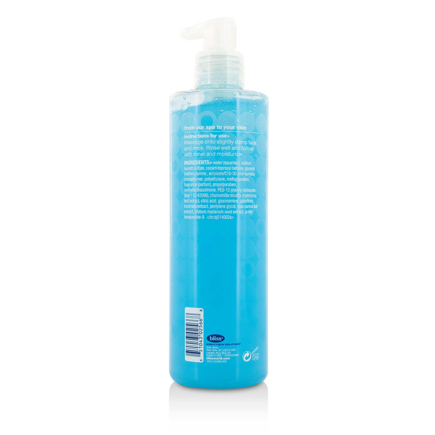 Bliss Fabulous Foaming Face Wash 460ml/15.5oz