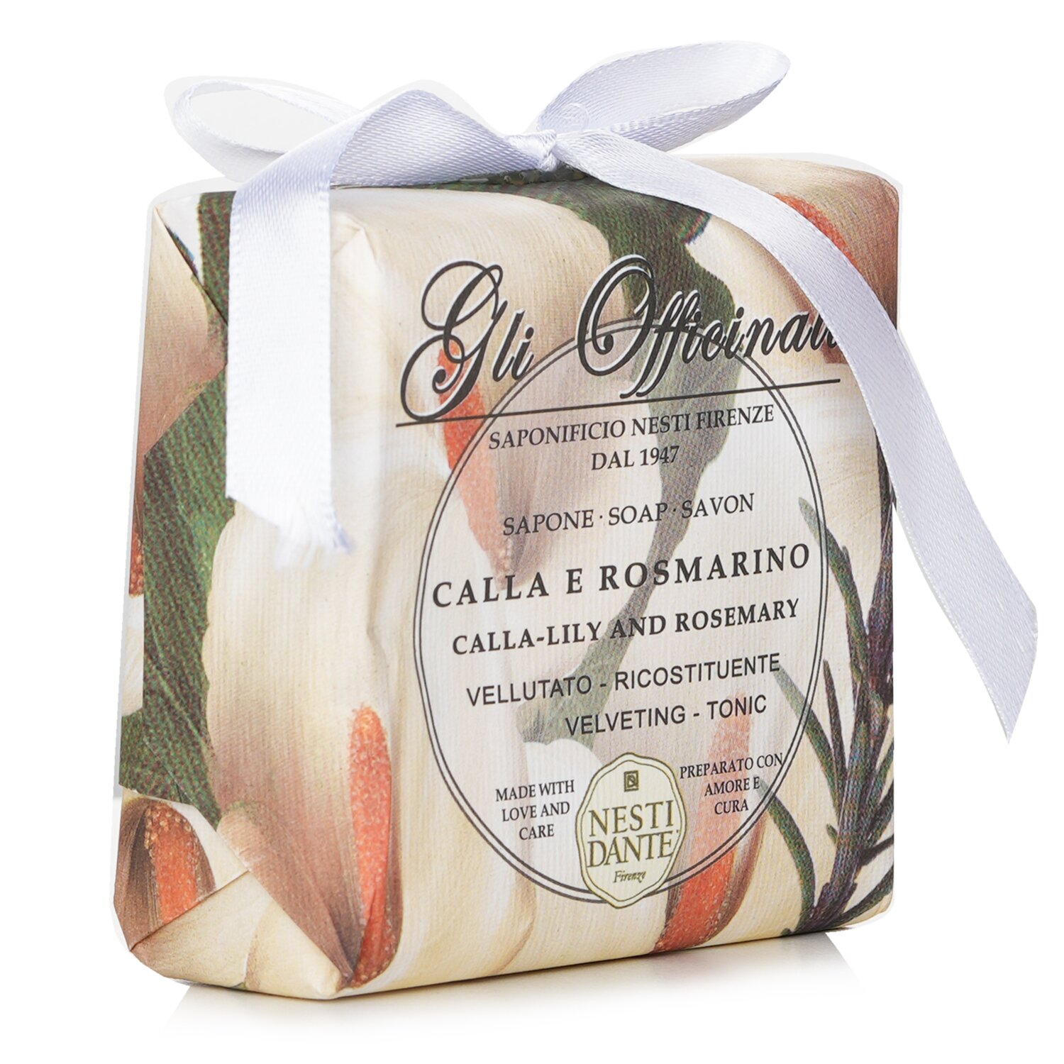 Nesti Dante Gli Officinali Soap - Calla-Lily & Rosemary - Velveting & Tonic 200g/7oz