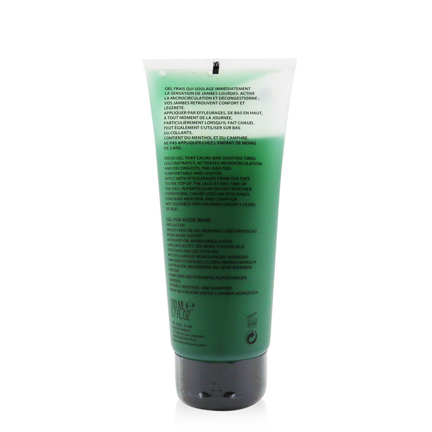 Academie Tired Legs Gel 200ml/6.7oz
