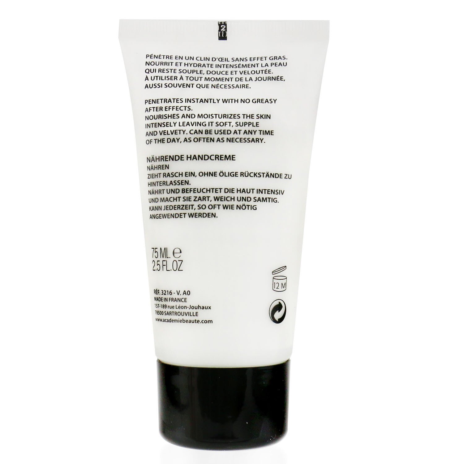Academie Nourishing Hand Cream 75ml/2.5oz